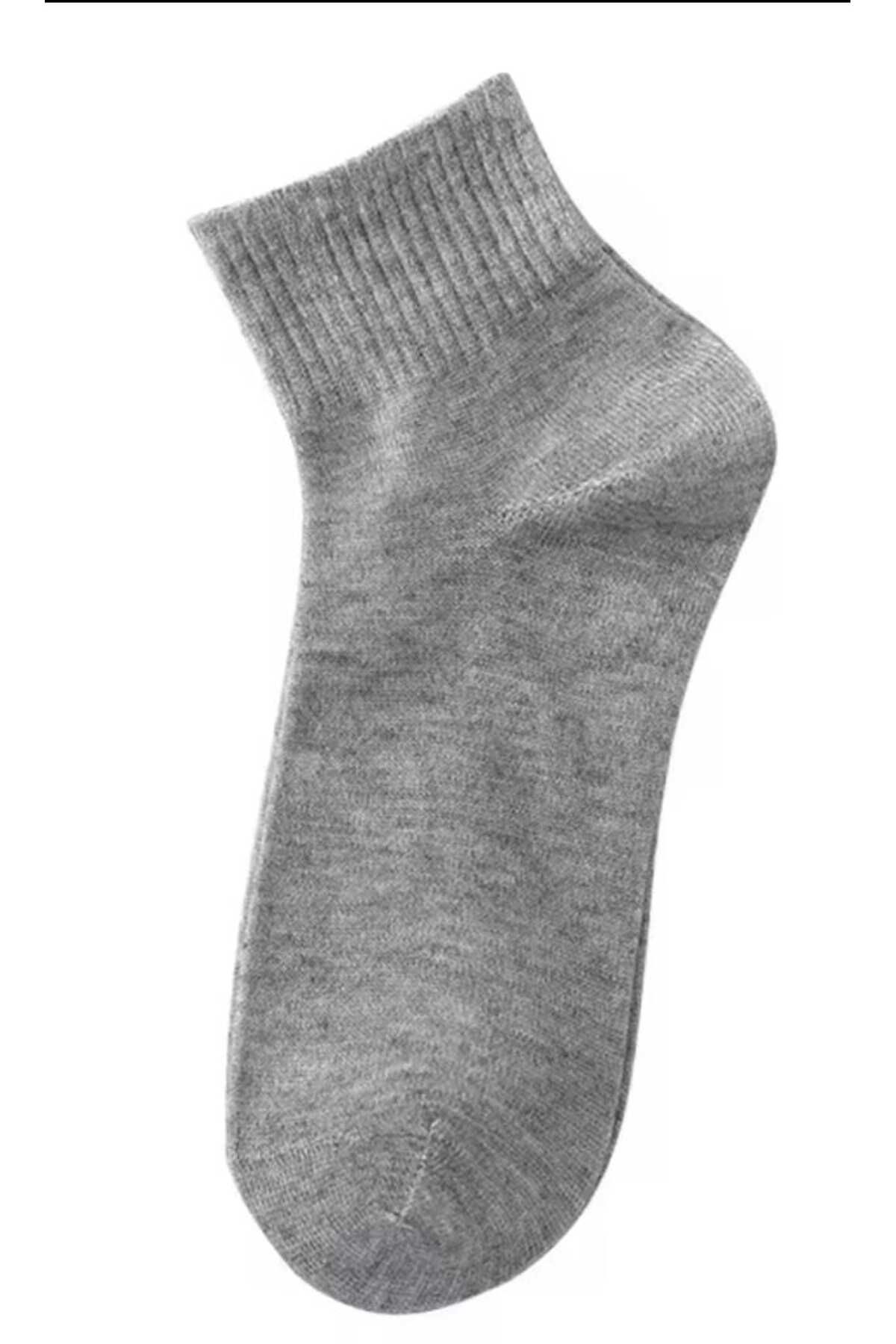 Rüya Socks 6'lı Unisex GriTenis Çorap