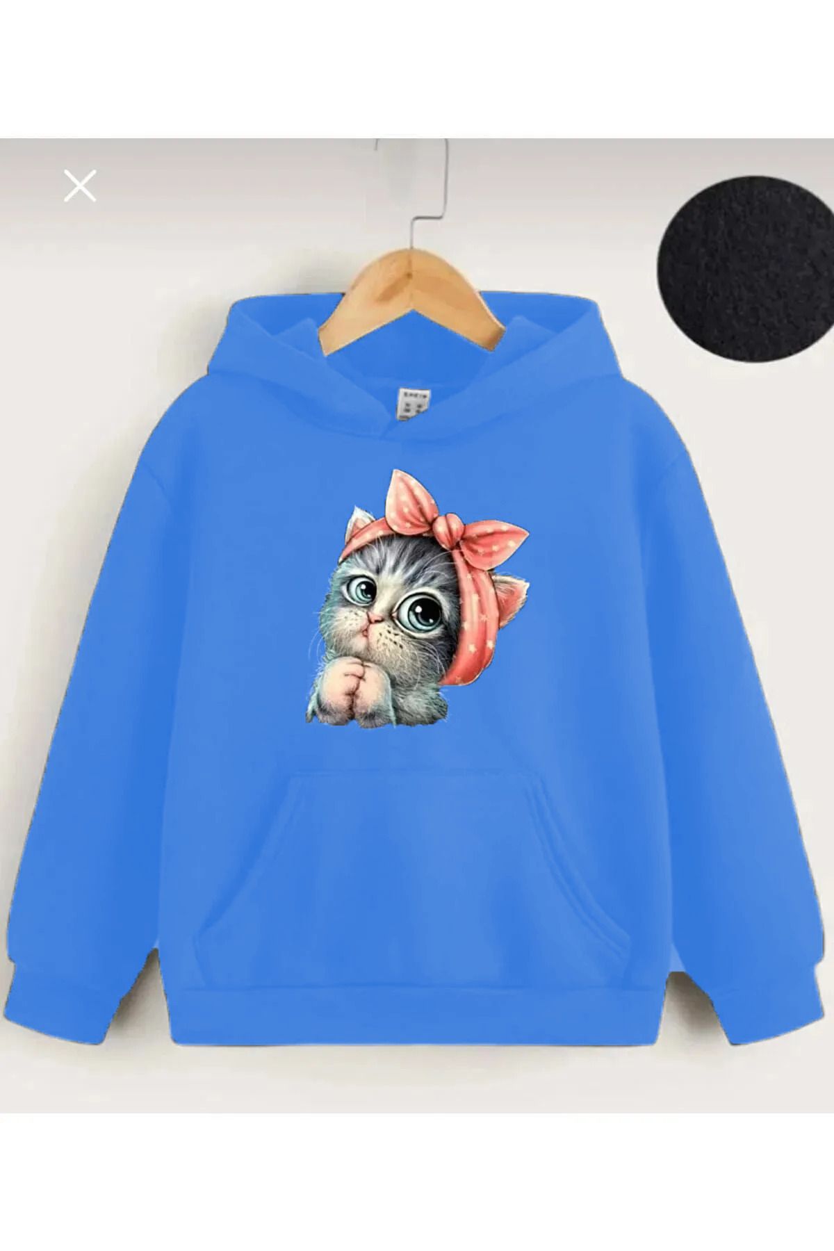 Jolijoy Kapüşonlu SweatshirtTatlı Kedi Baskıl...