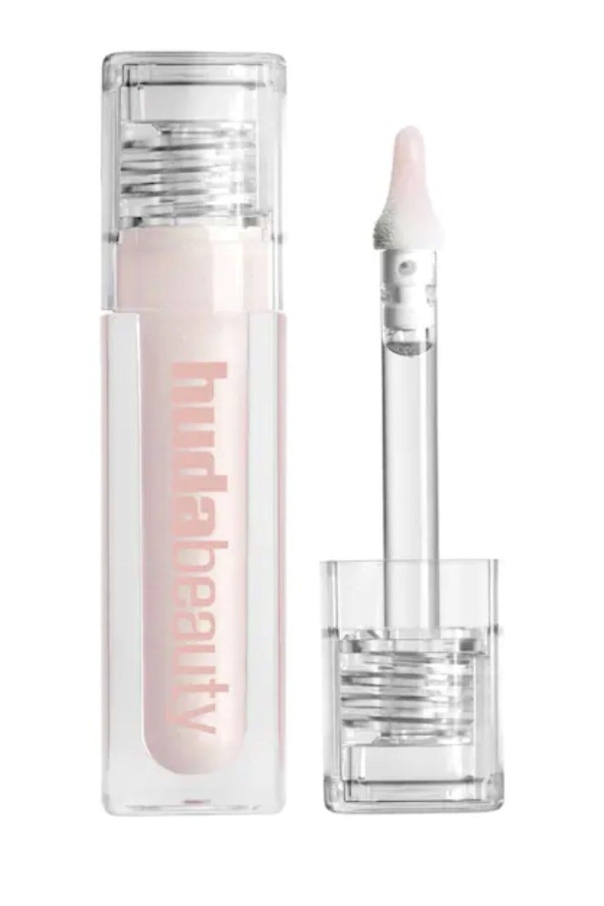 Huda Beauty Icy Nude FAUXFILLER Lip Gloss  -...