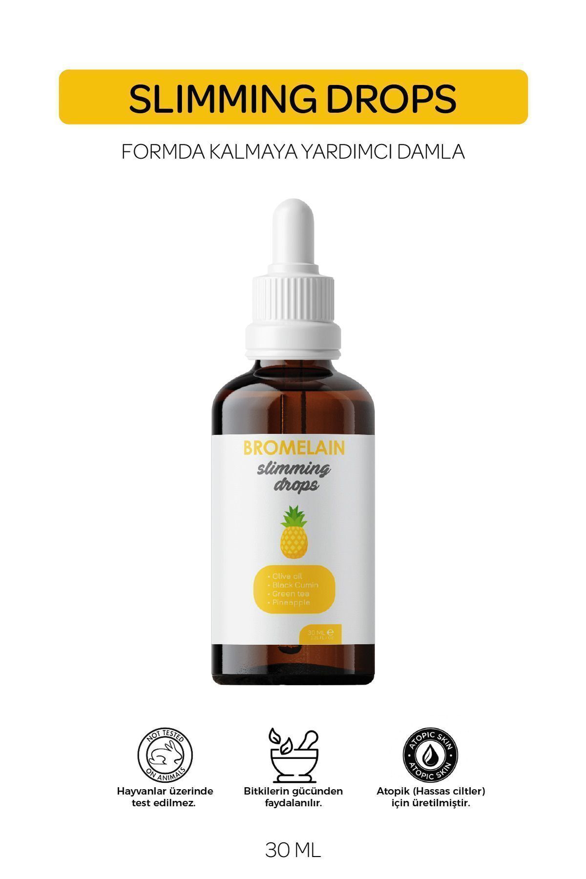 , Bitkisel Form Ve Detoks Damlası 30 ml