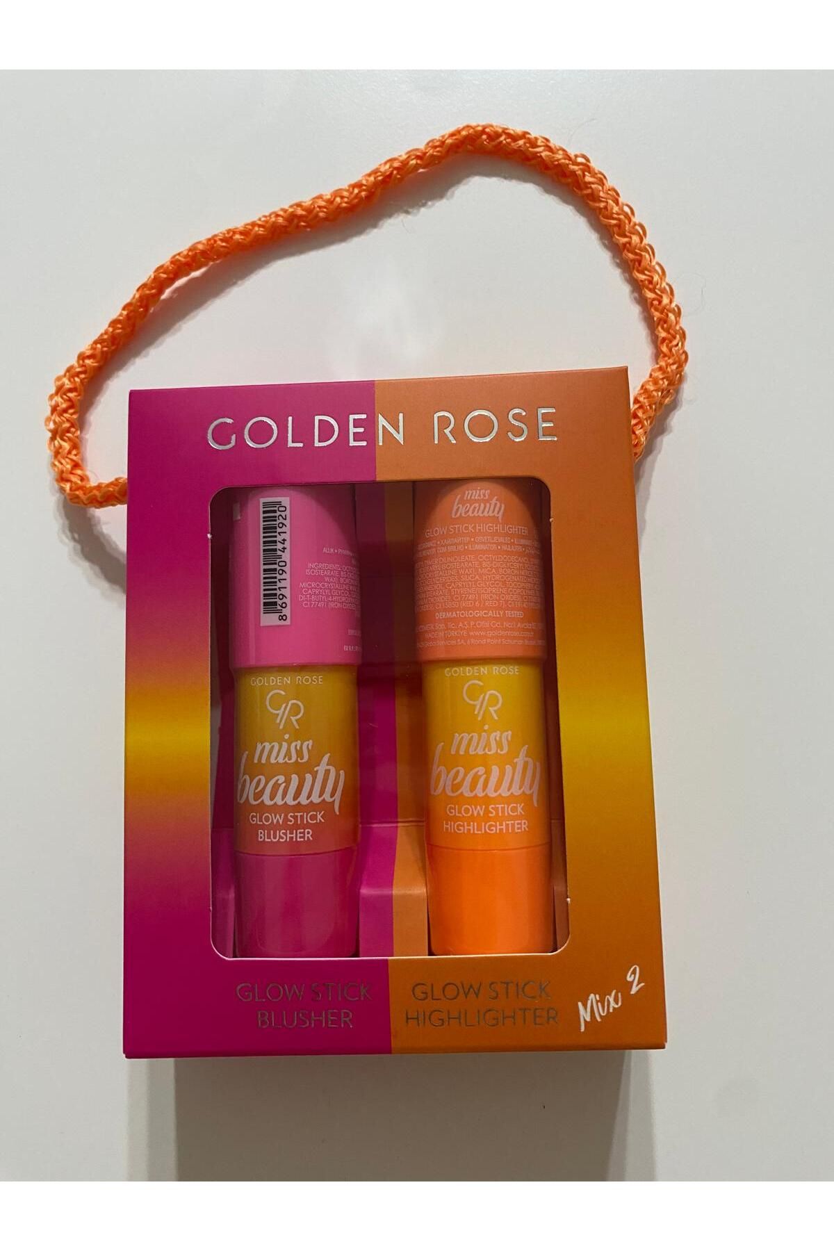 Golden Rose Miss Beauty GlowStick Blusher &Hi...