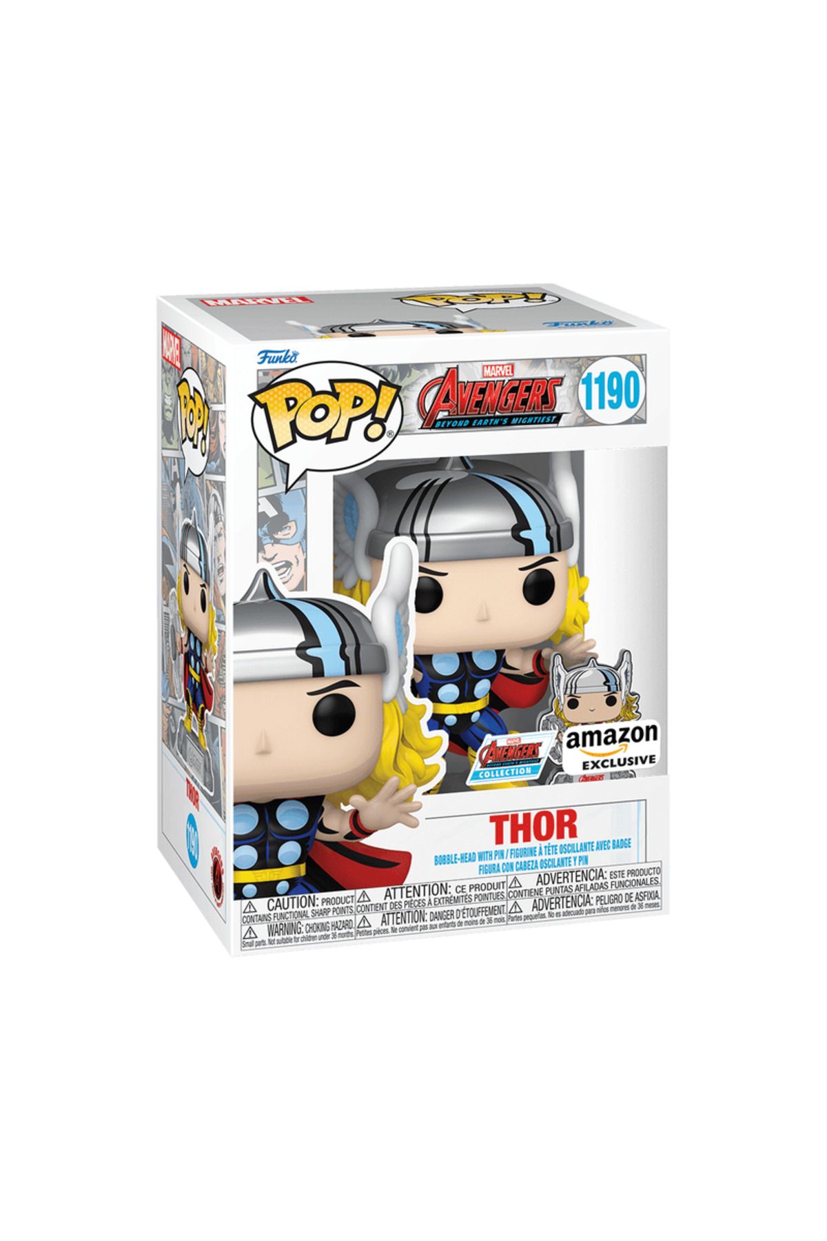 Pop! Comics & Superheroes / Marvel / Thor with Pin