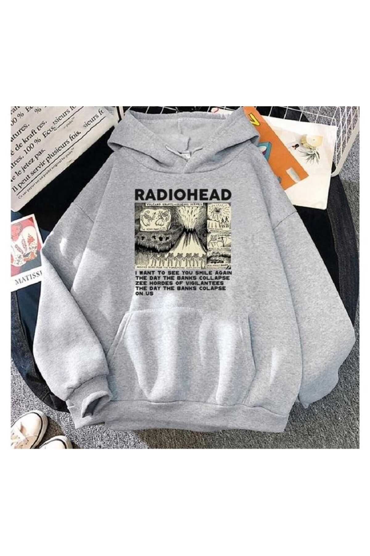 UNCİA OUTDOORS radioheadbaskılı oversize unis...