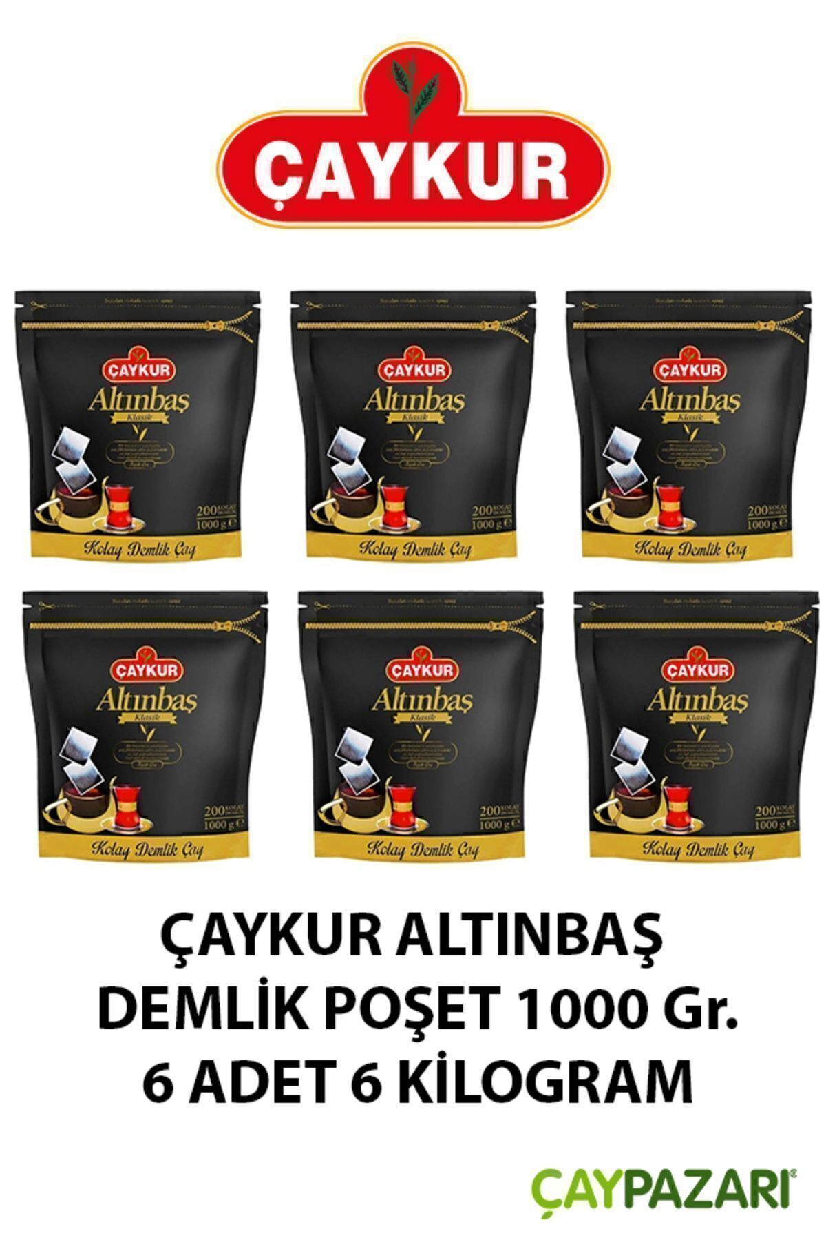 Çaykur Altınbaş Klasik SiyahKolay Demlik Poşe...