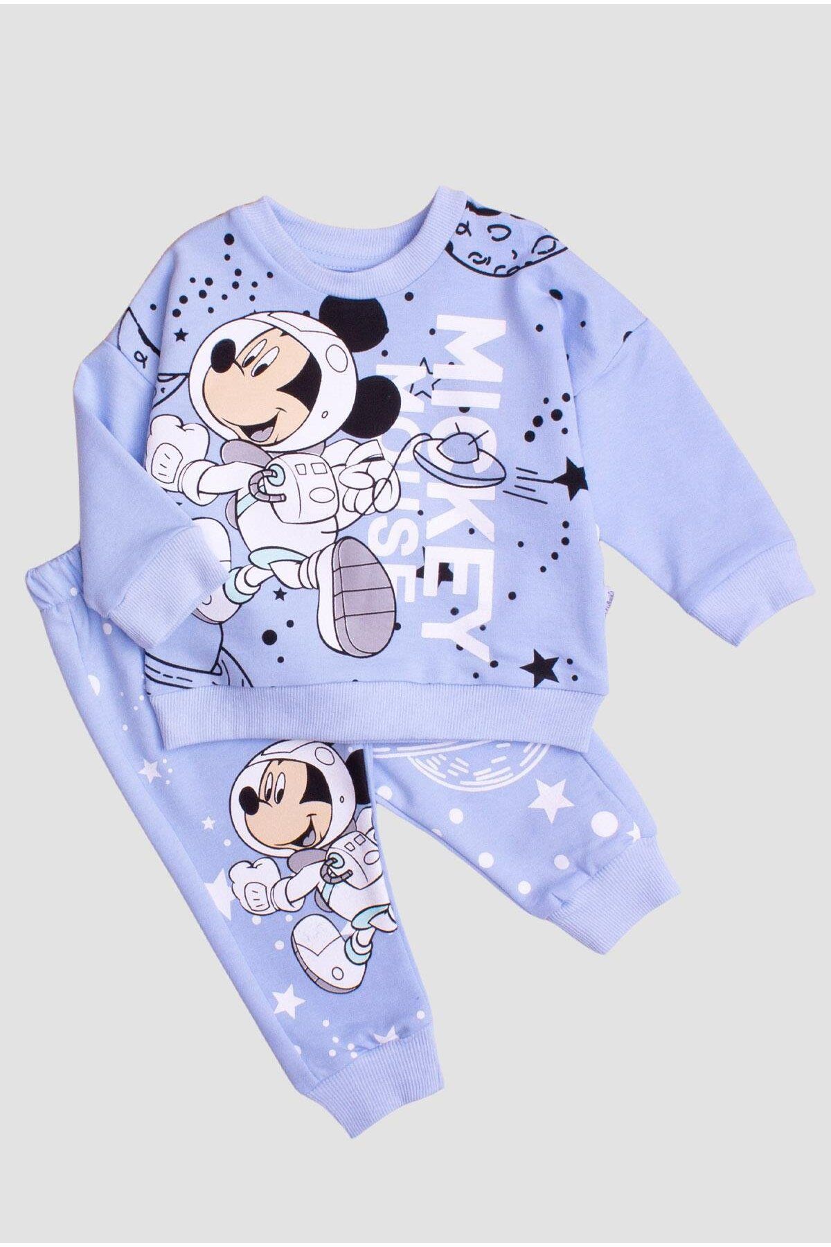 Chicsy Baby Pamuklu AstronotMickey Mause Bask...