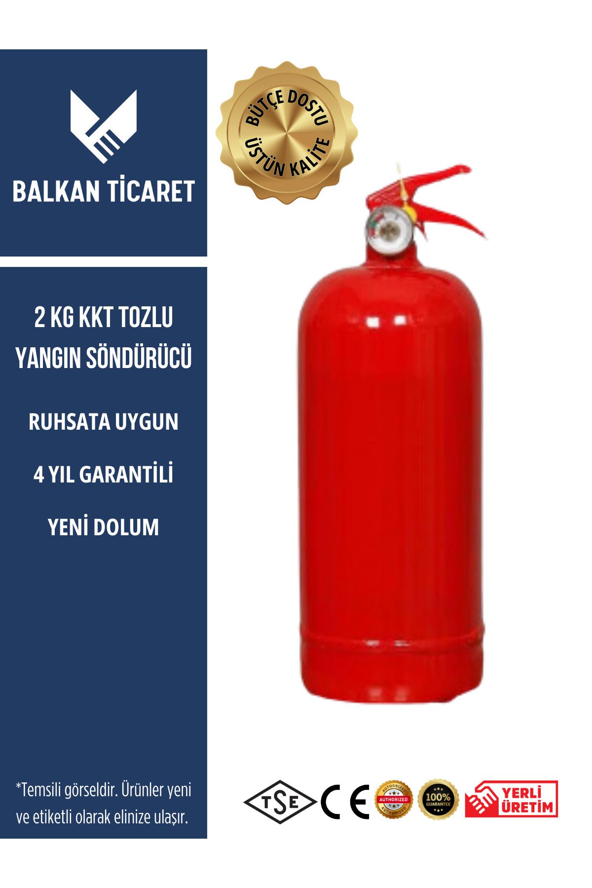 Balkan Ticaret 2 KG KKTYangın Söndürme Tüpü