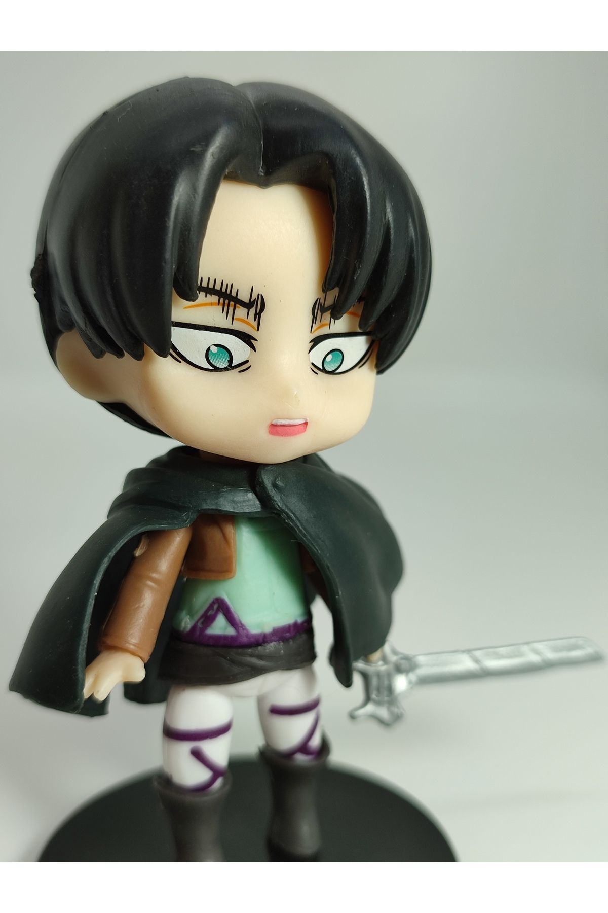 Anime Attack On Titan Levi Ackerman Mini Figür