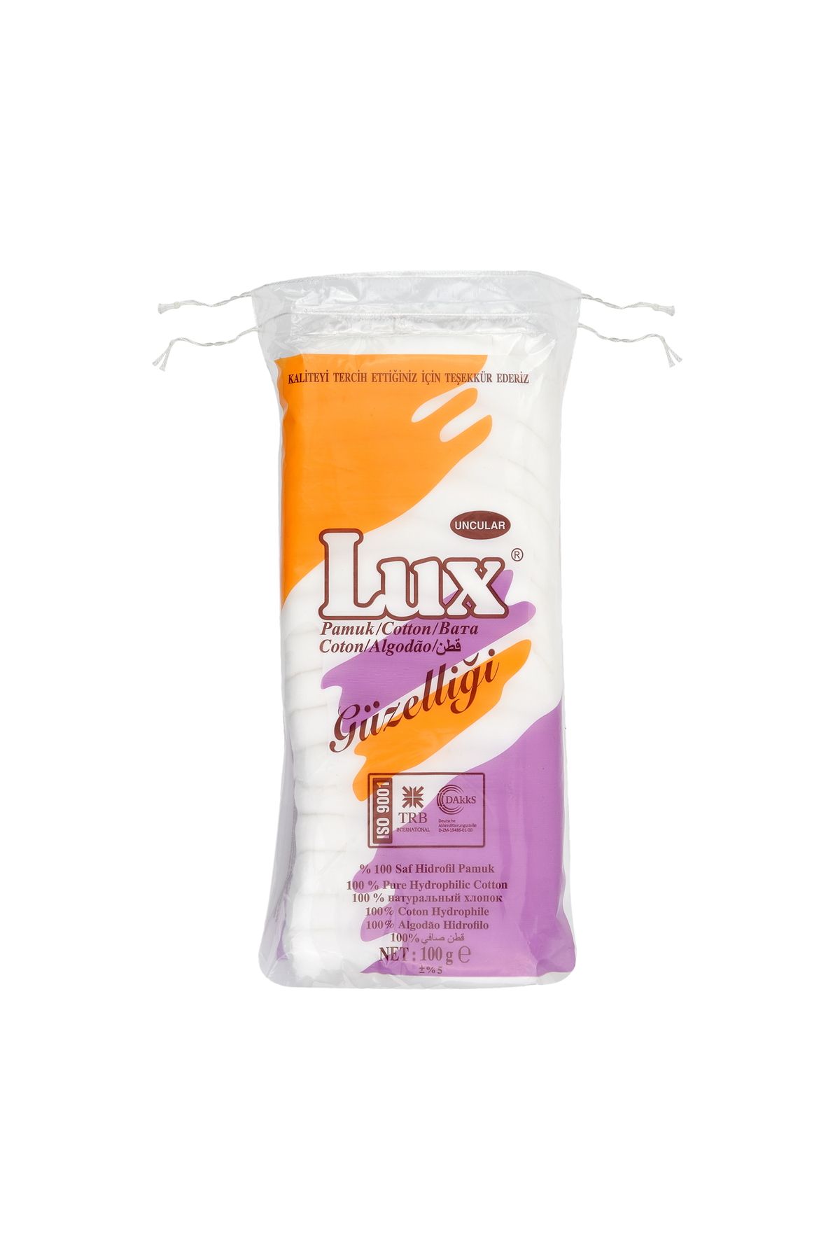 Lux Hidrofil Pamuk 100g x 6