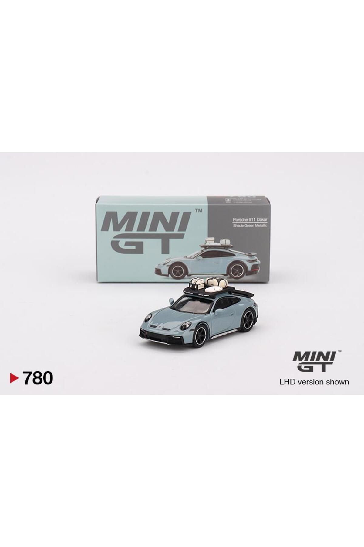 mini gt Porsche 911 DakarShade Green Metallic...