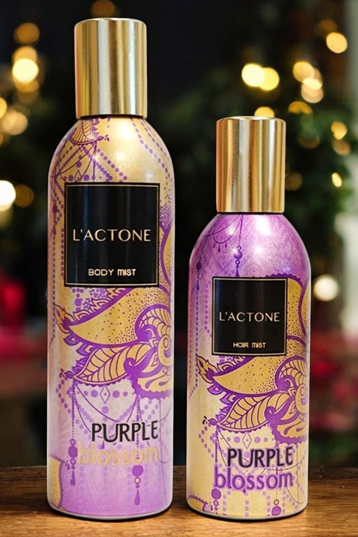 L'ACTONEPurple Blossom Body& Hair Mist 2'li S...