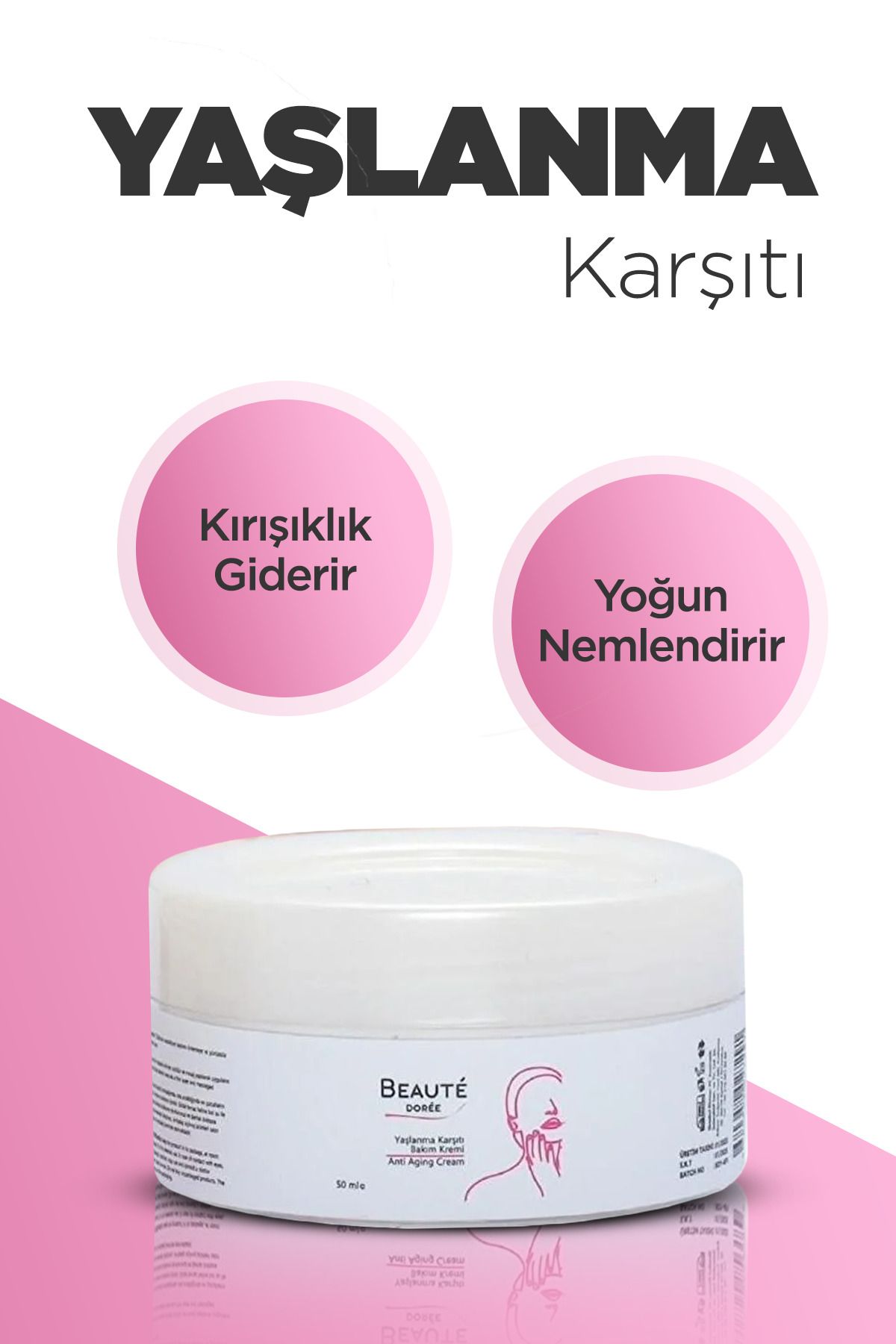 Anti - Aging Gençleştirici Yaşlanma Karşıtı Ve Kırışıklık Karşıtı Krem 50 ml