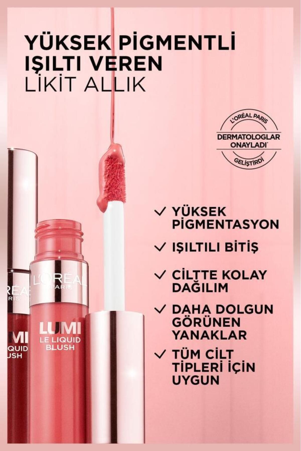 Lumi Blush Likit Allık - Glowy Worth It Medium