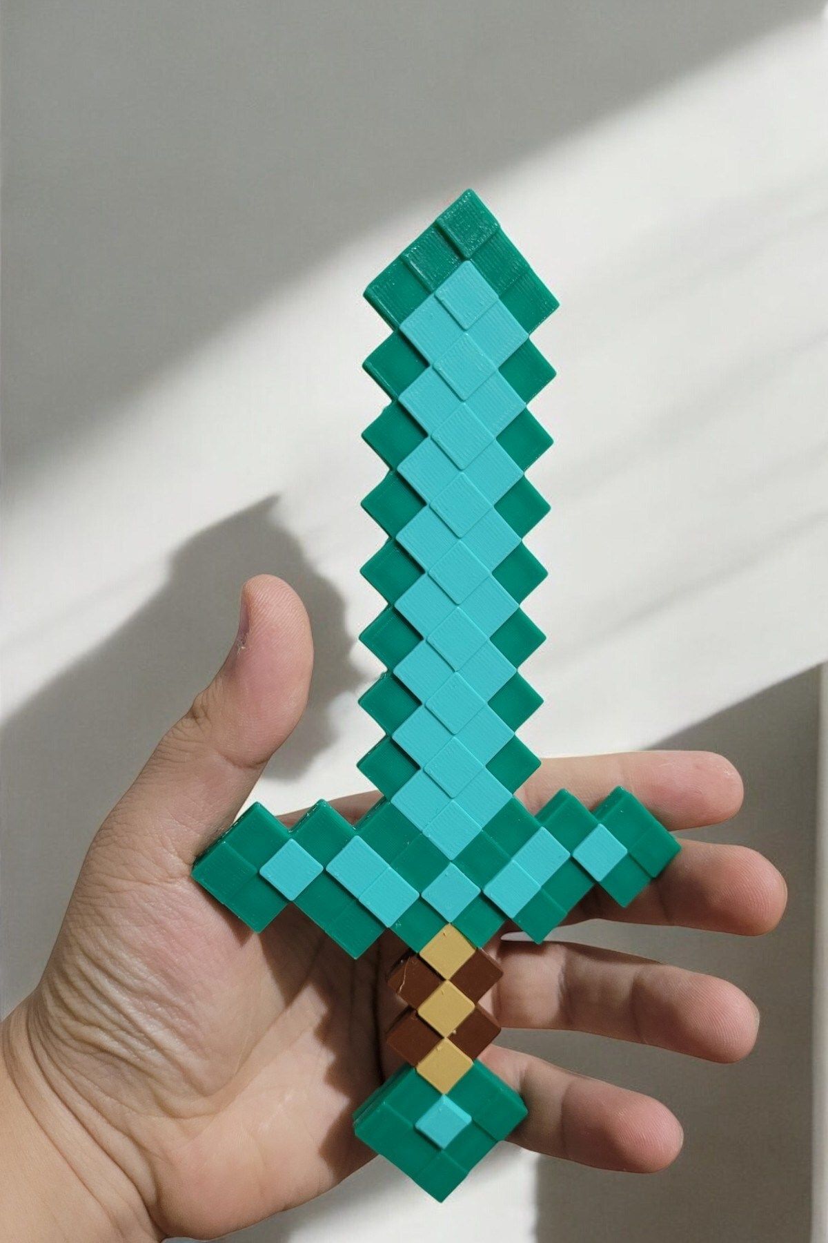 Minecraft Elmas Kılıç 20 Cm Sword  Dia mond Dekoratif Obje