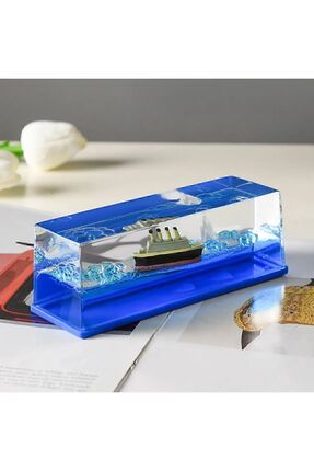 Batmayan Gemi Aşk Gemisi Akvaryum Fanus Glrshop Image 0