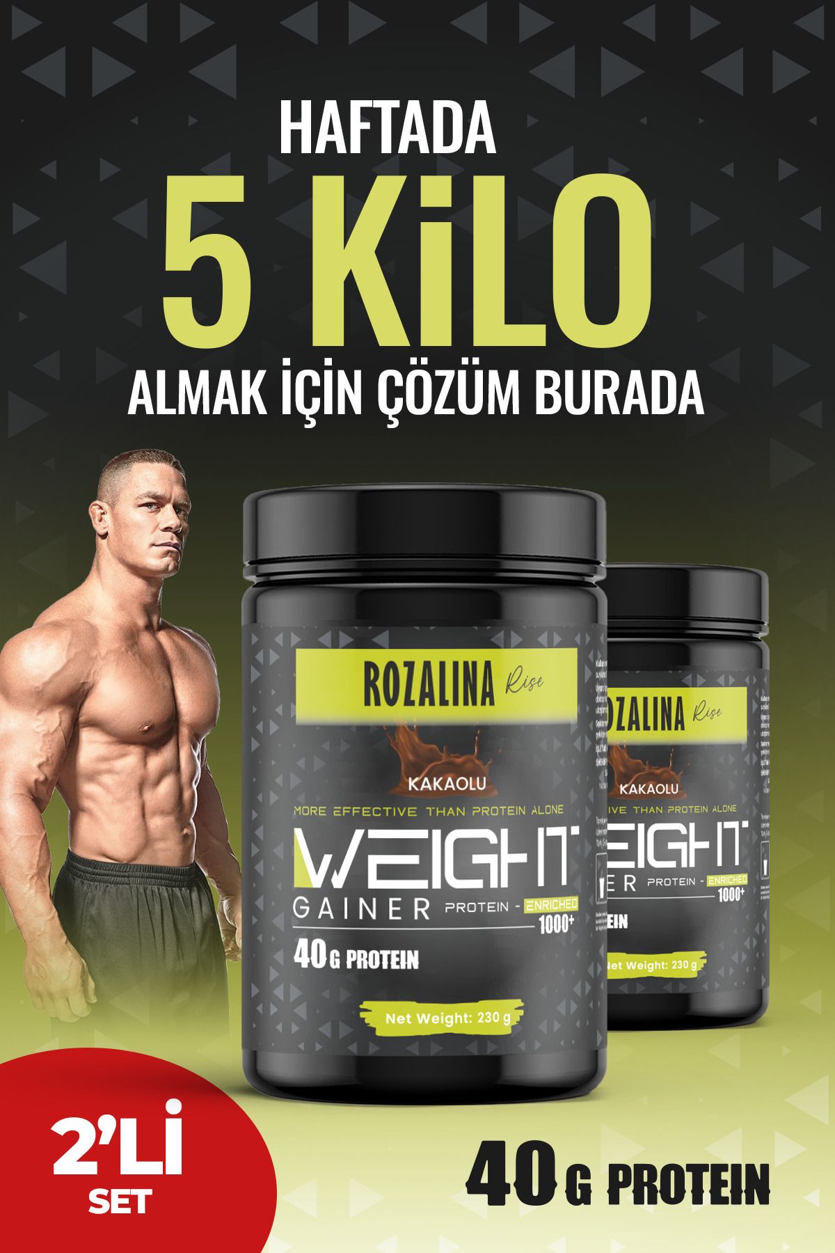 Rozalina Rise Kilo AldırıcıProtein Muz ve Kak...