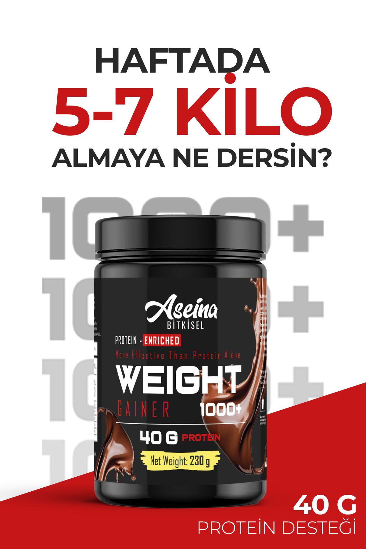 Aseina Kilo-aldirici IştahAçıcı Protein Tozu...