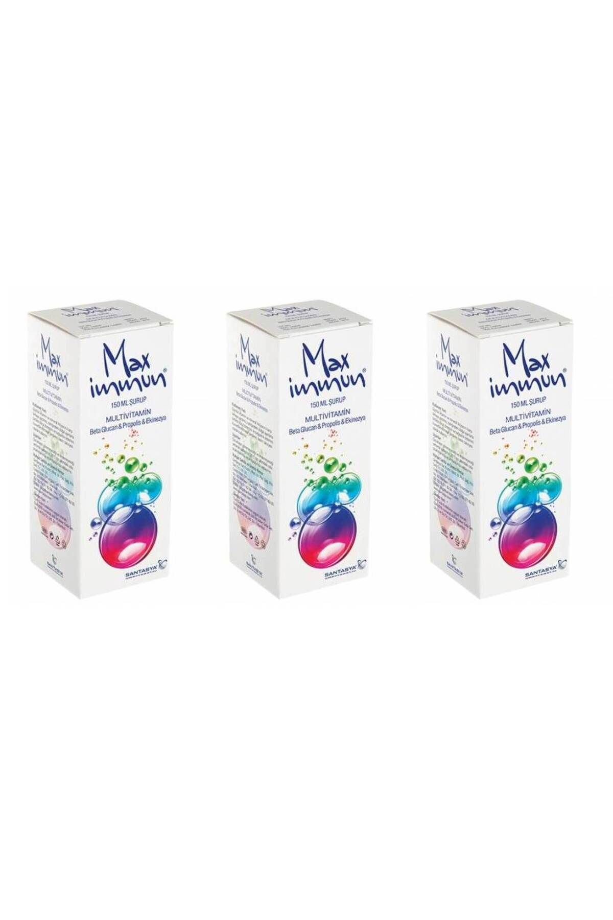 Max İmmun Max Immun Şurup150ml 3'lü Paket