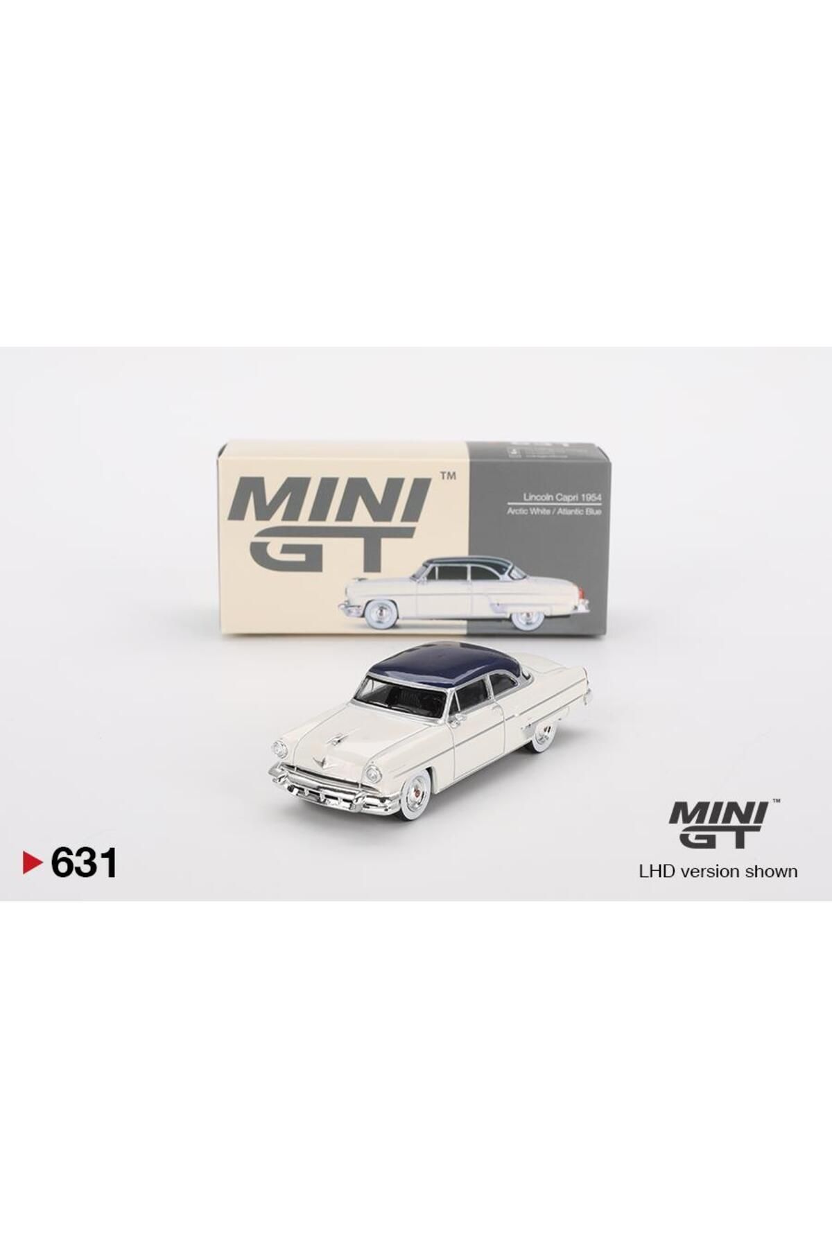 mini gt Lincoln Capri 1954Arctic White / Atla...