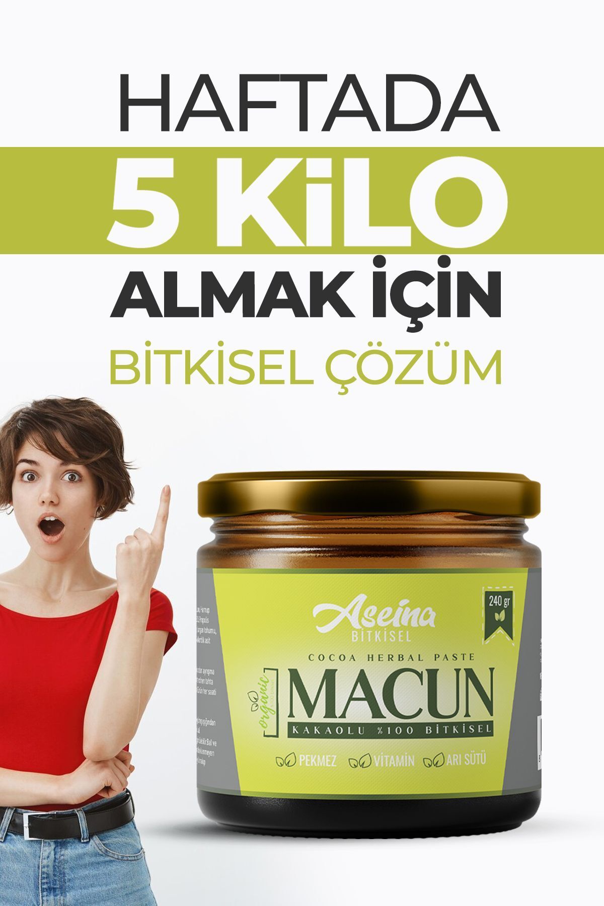 ASELRİSE Kilo-aldırıcı- İştahAçıcı Kakaolu,pe...