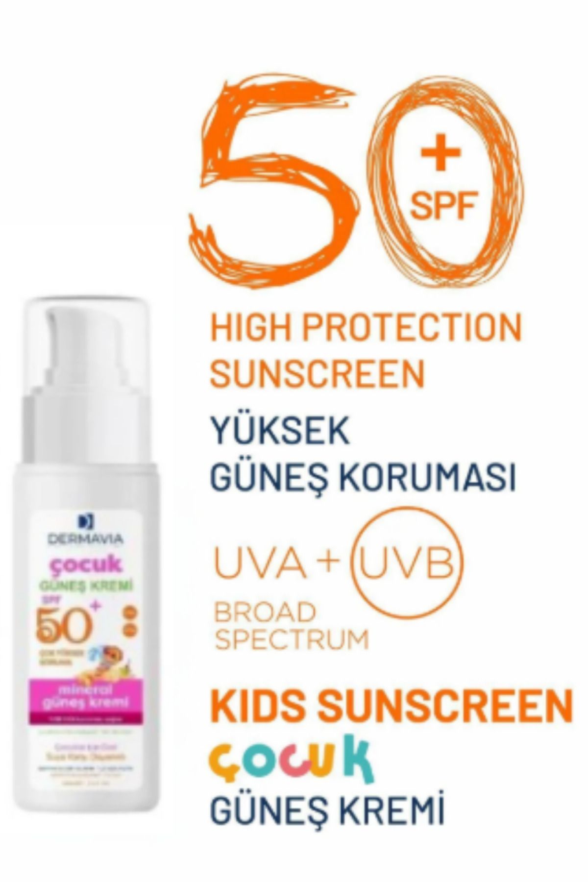 Çocuk Güneş Kremi Spf 50 100 ml