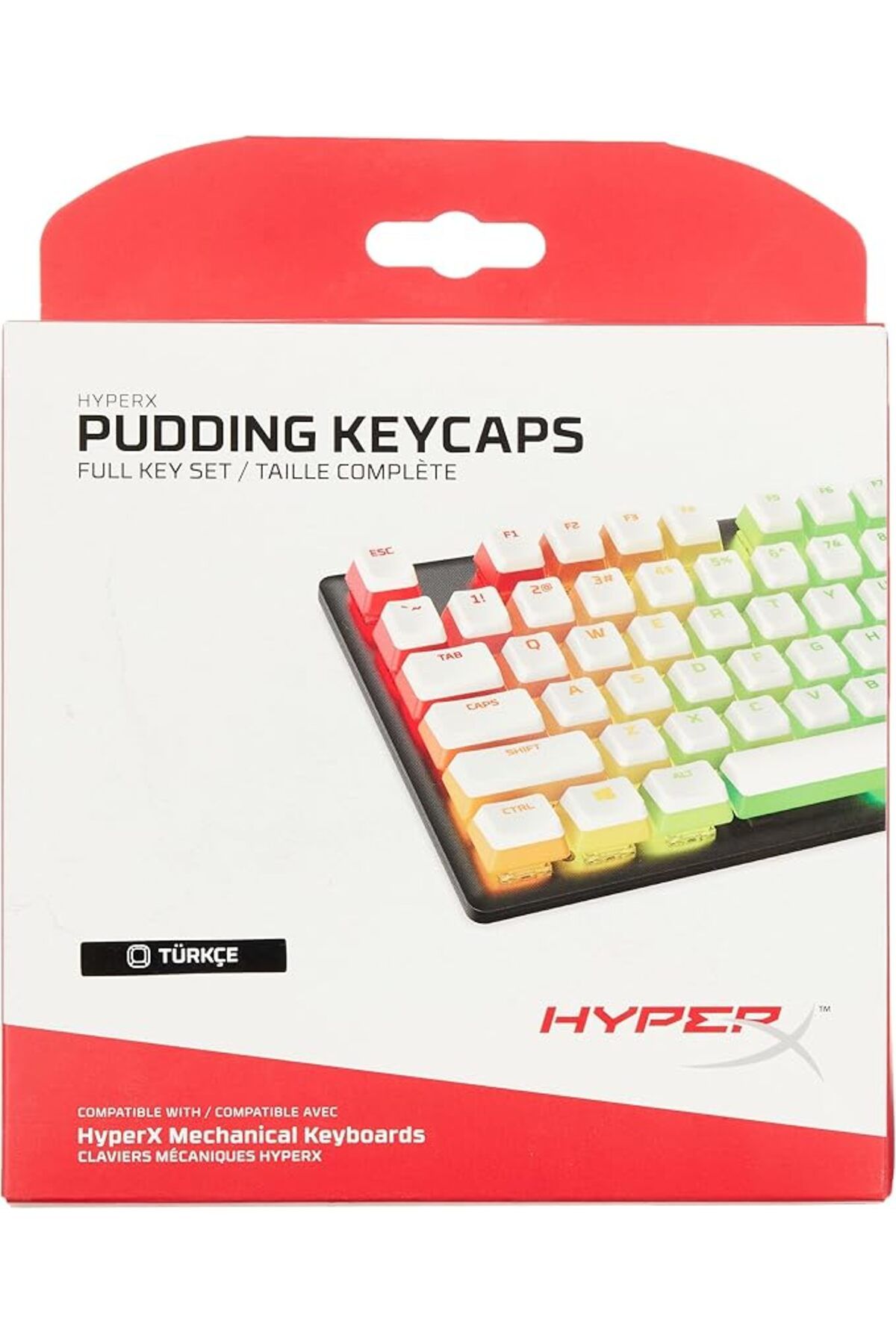 Orqinel HyperX ABS PuddingKeycaps TR Beyaz