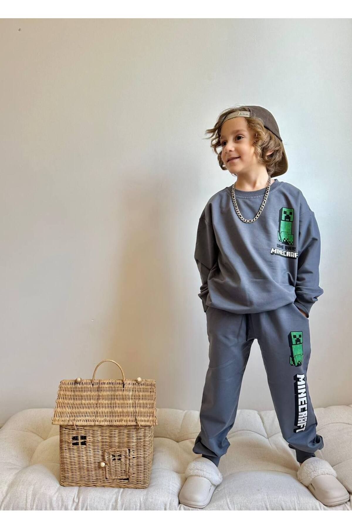 hira kids collection ErkekÇocuk Mi̇necraft Ba...