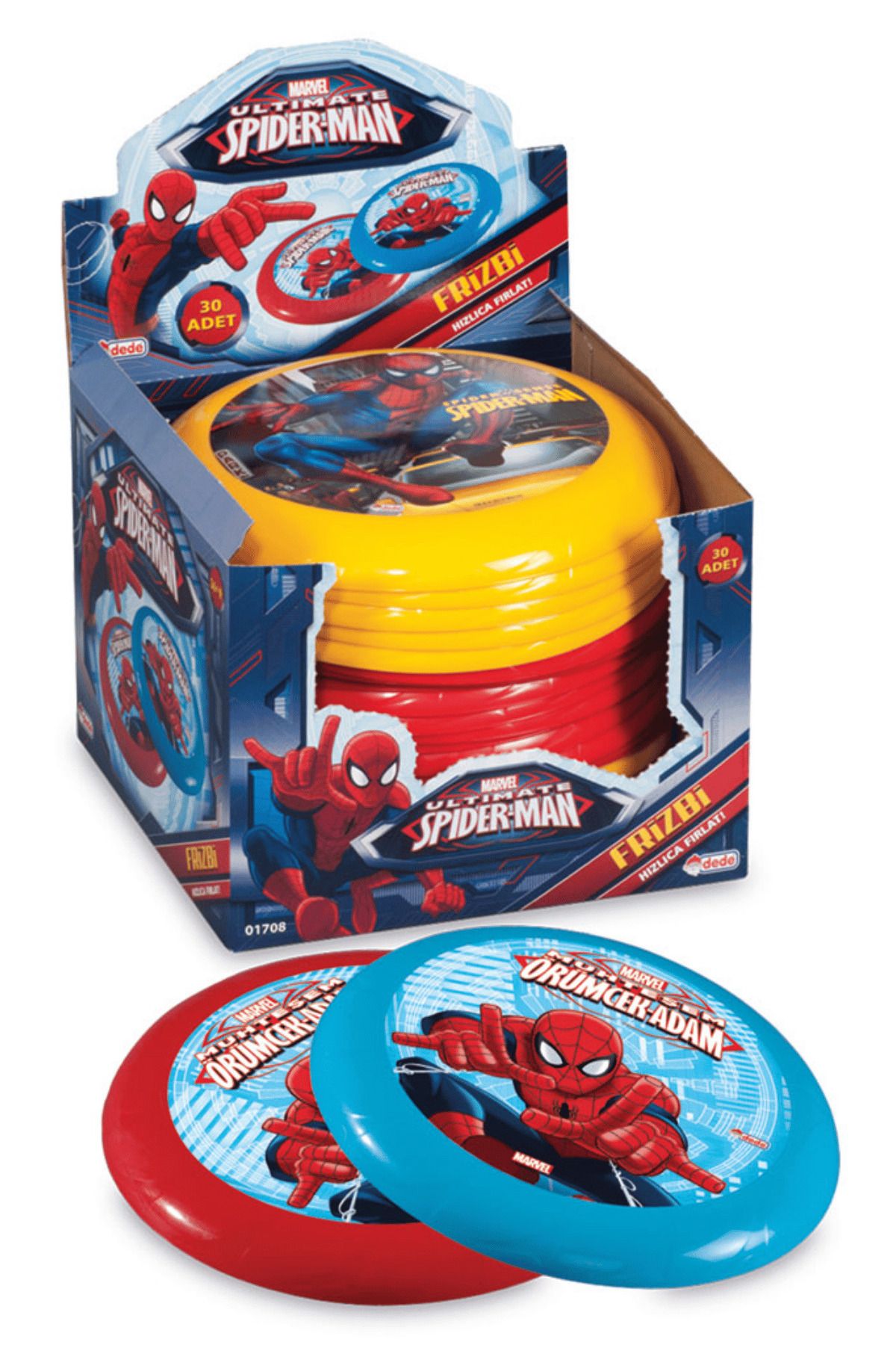 Yumurcak Oyuncak DEDESpiderman Frizbi