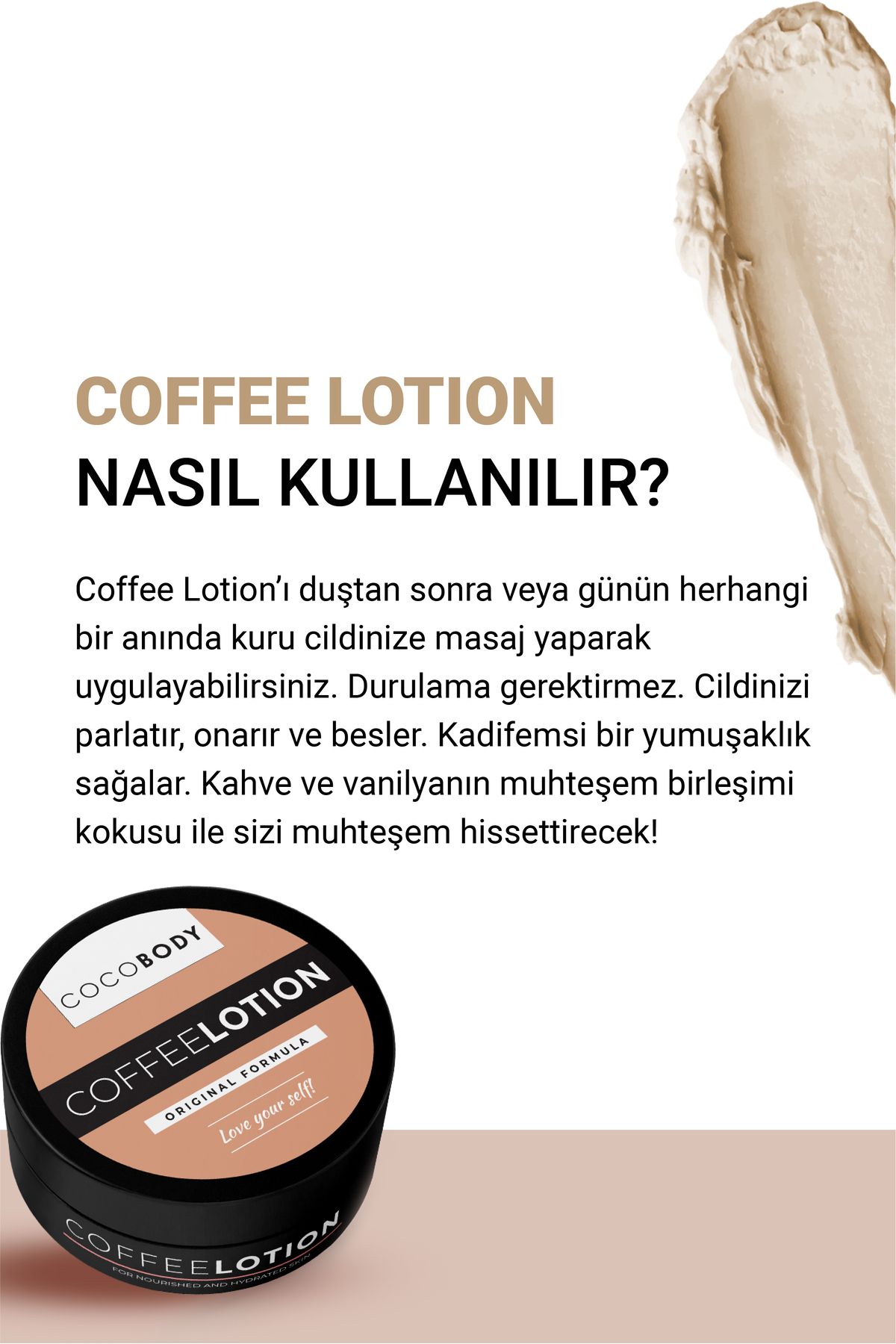 Coffee Scrub & Coffee Lotion - Antioksidanlı, Çatlak ve Selülit Onarıcı, Çilek ve Batık Giderici Set