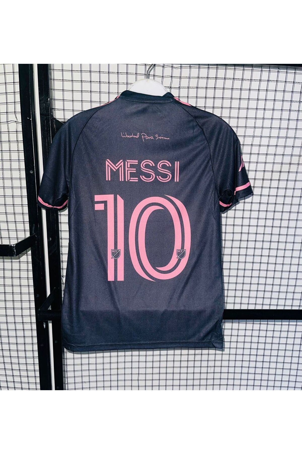 Inter Miami Lionel Messi 10 Numara 2023/2024 Siyah Pembe Futbol Forması 10