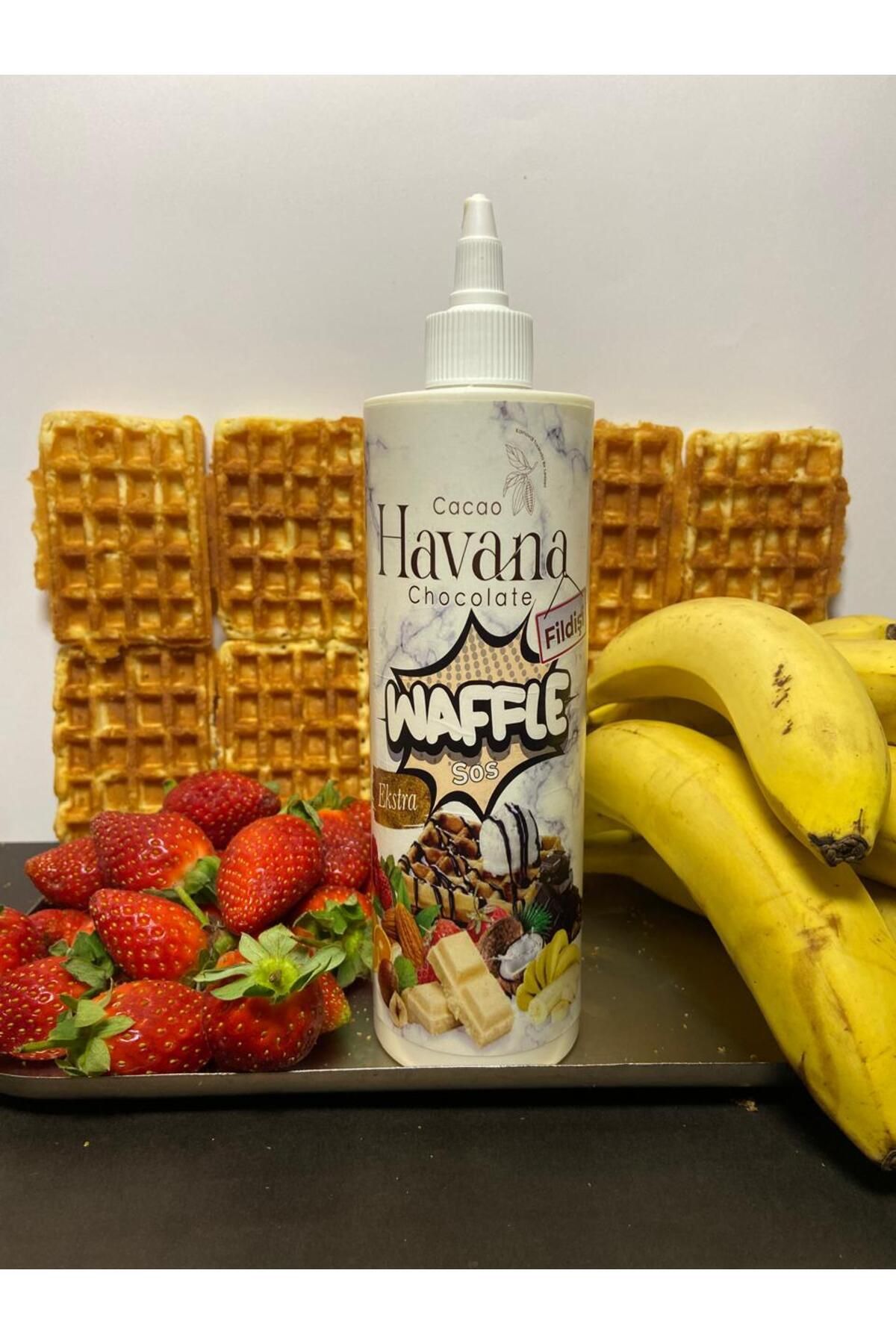 Beyaz Çikolata (Fildişi) Waffle Sos & Krep & Pankek Çikolata Sos 400 Gram