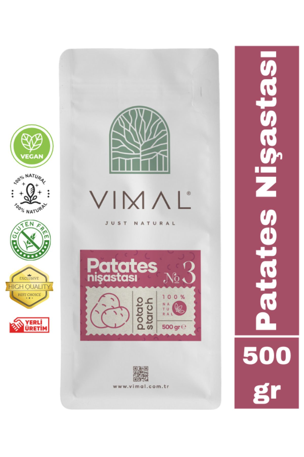 VIMALDoğal Patates Nişastası500 Gr Kilitli Am...