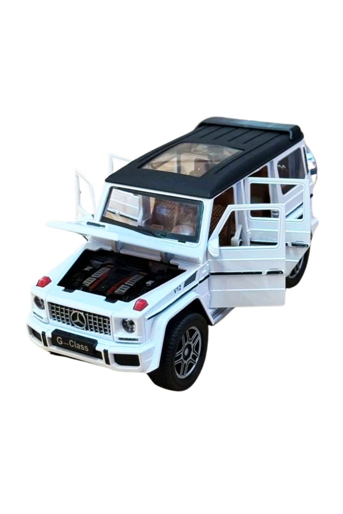 Benz G63 AMG Metal 1/24 Model | Sesli Ve Işıklı - Çek Bırak | 22CM