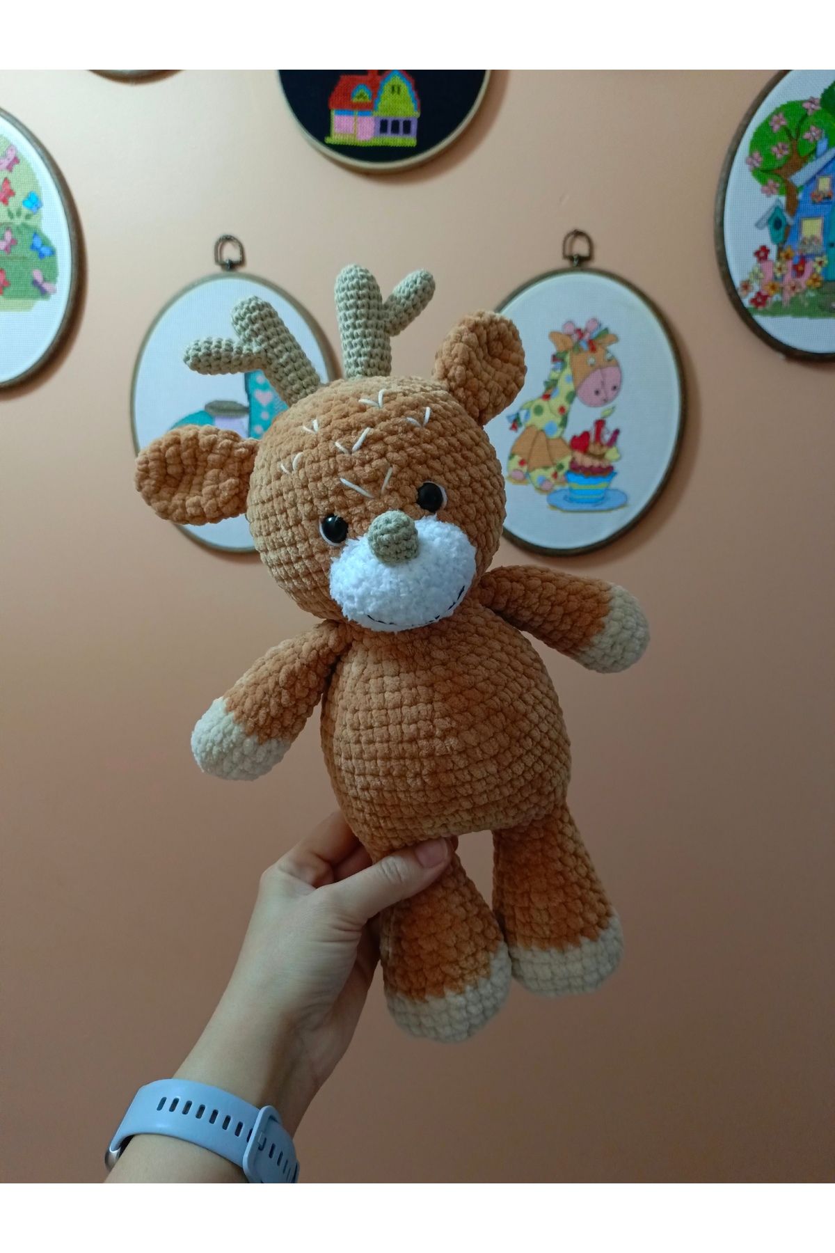 Amigurumi Kadife Geyik (36 Cm)