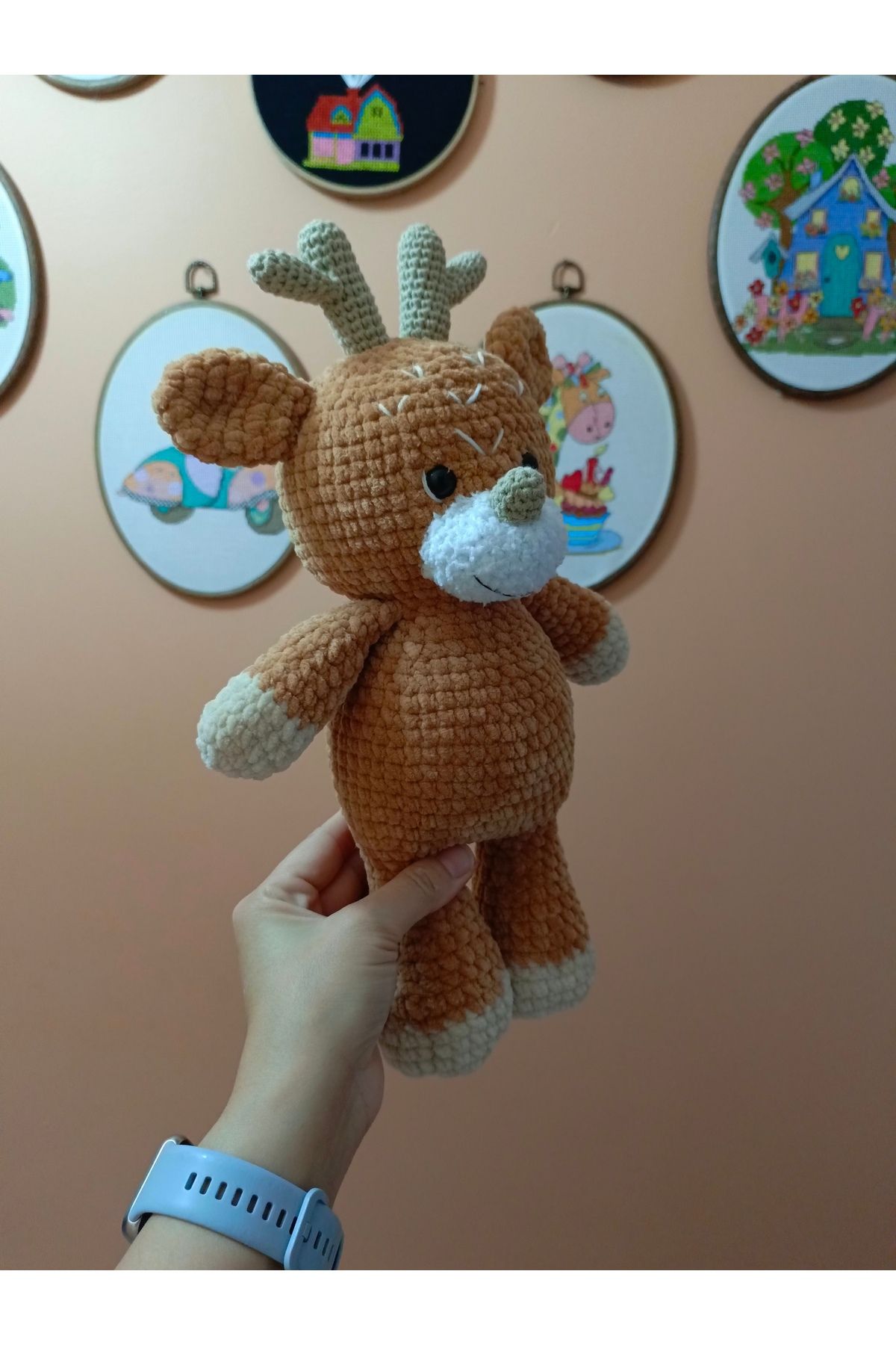 Amigurumi Kadife Geyik (36 Cm)