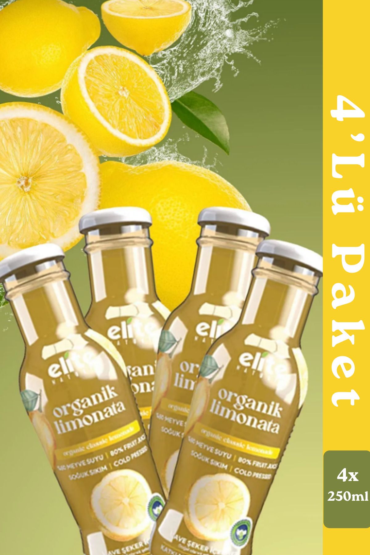 Elite Naturel OrganikLimonata 4lü Paket