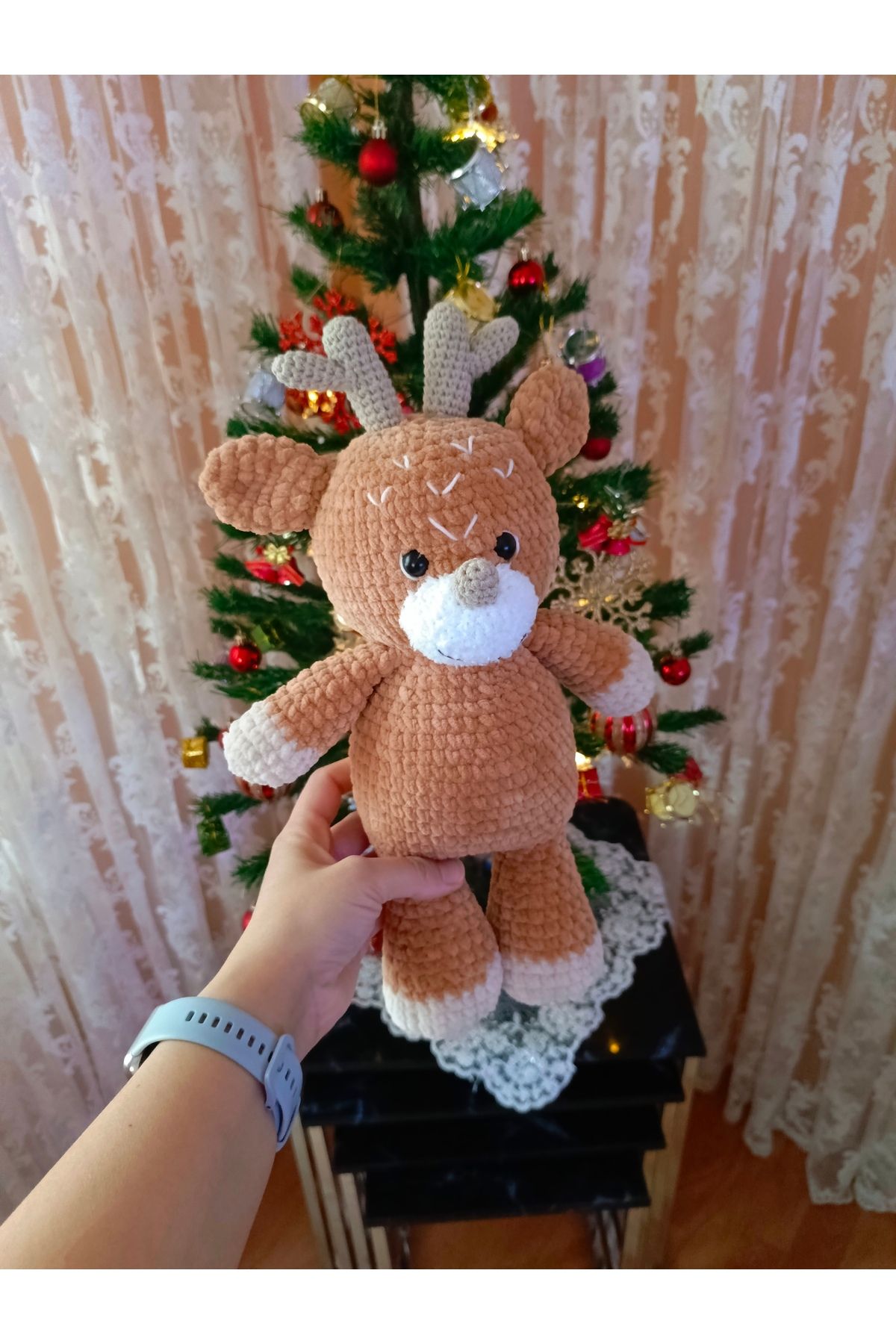 Münücük toys Amigurumi KadifeGeyik (36 Cm)