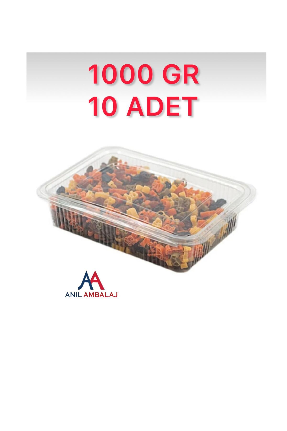 ANIL AMBALAJ PlastikSızdırmaz Kap 1000 gr cc...