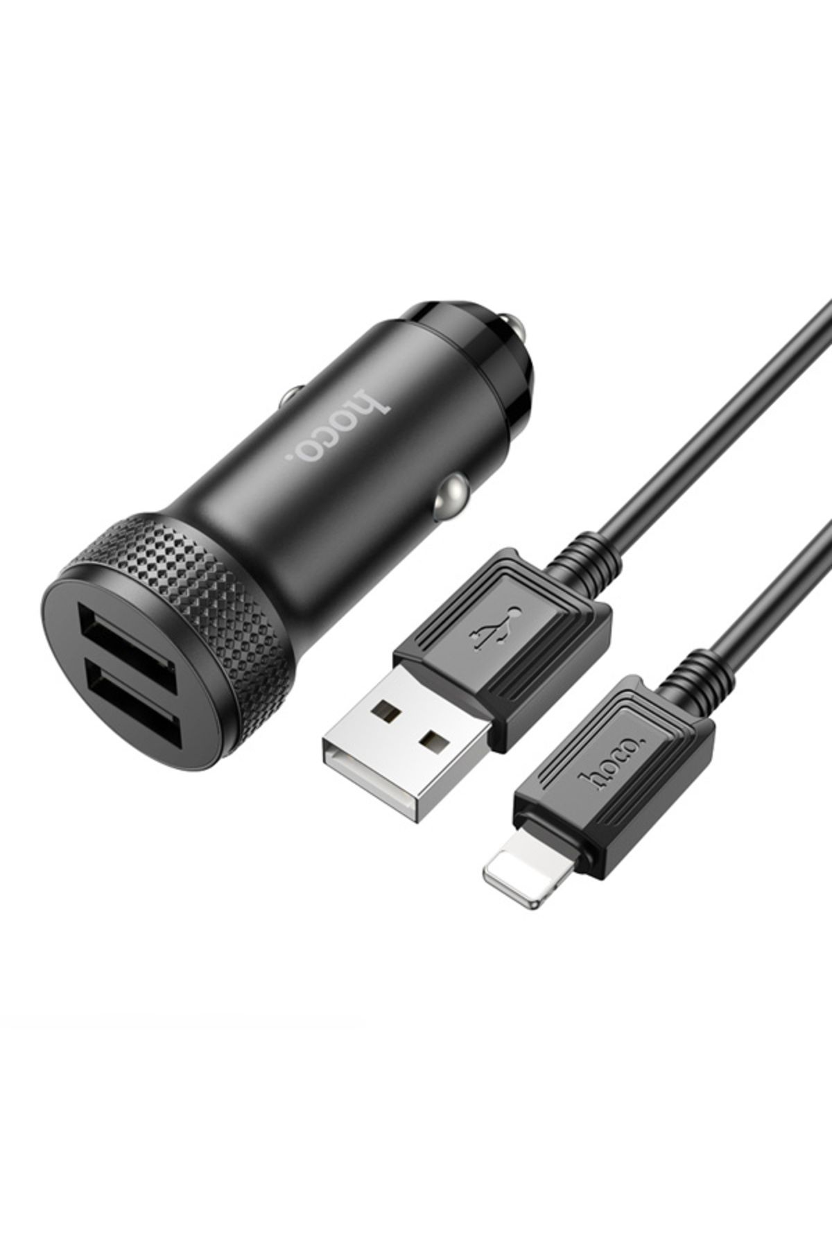 Hoco Z49 Çift Usb GirişliAraç Şarj Başlık Usb...