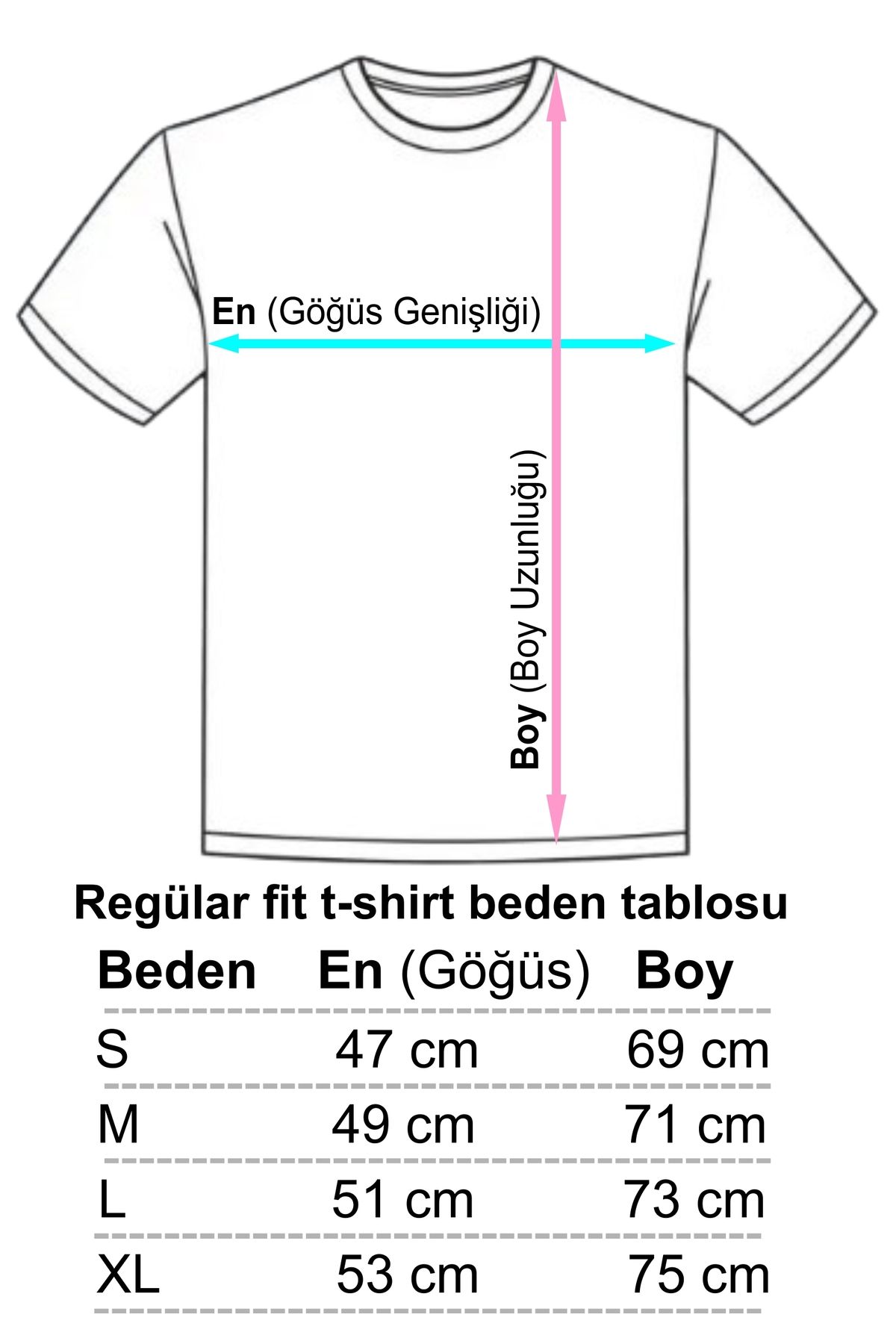 Kadın İndigo T-Shirt. Regülar Fit (Normal) Kalıp, Basic Model.