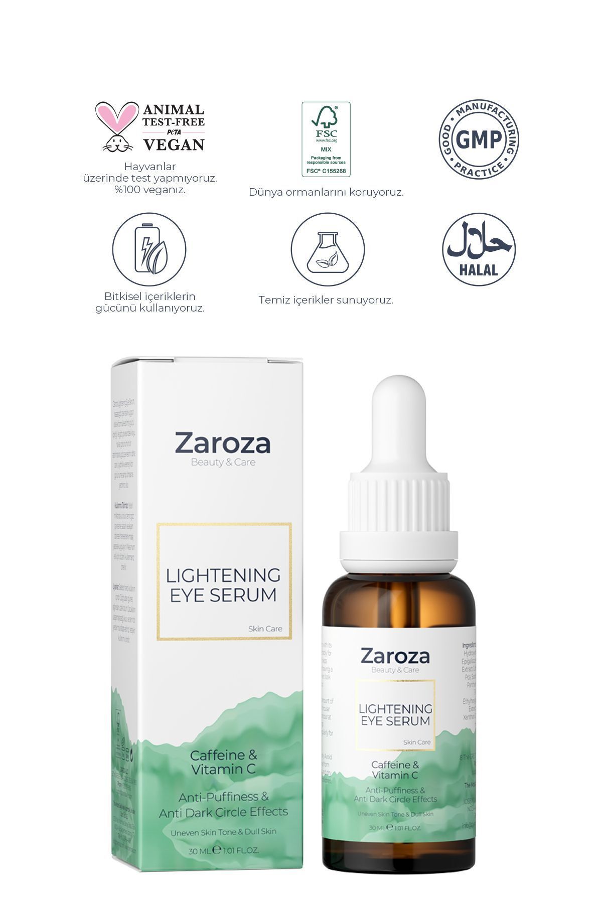 Lightening Eye Serum | Göz Altı Torbaları Ve Koyu Halka Karşıtı Göz Çevresi Serumu - 30 ml