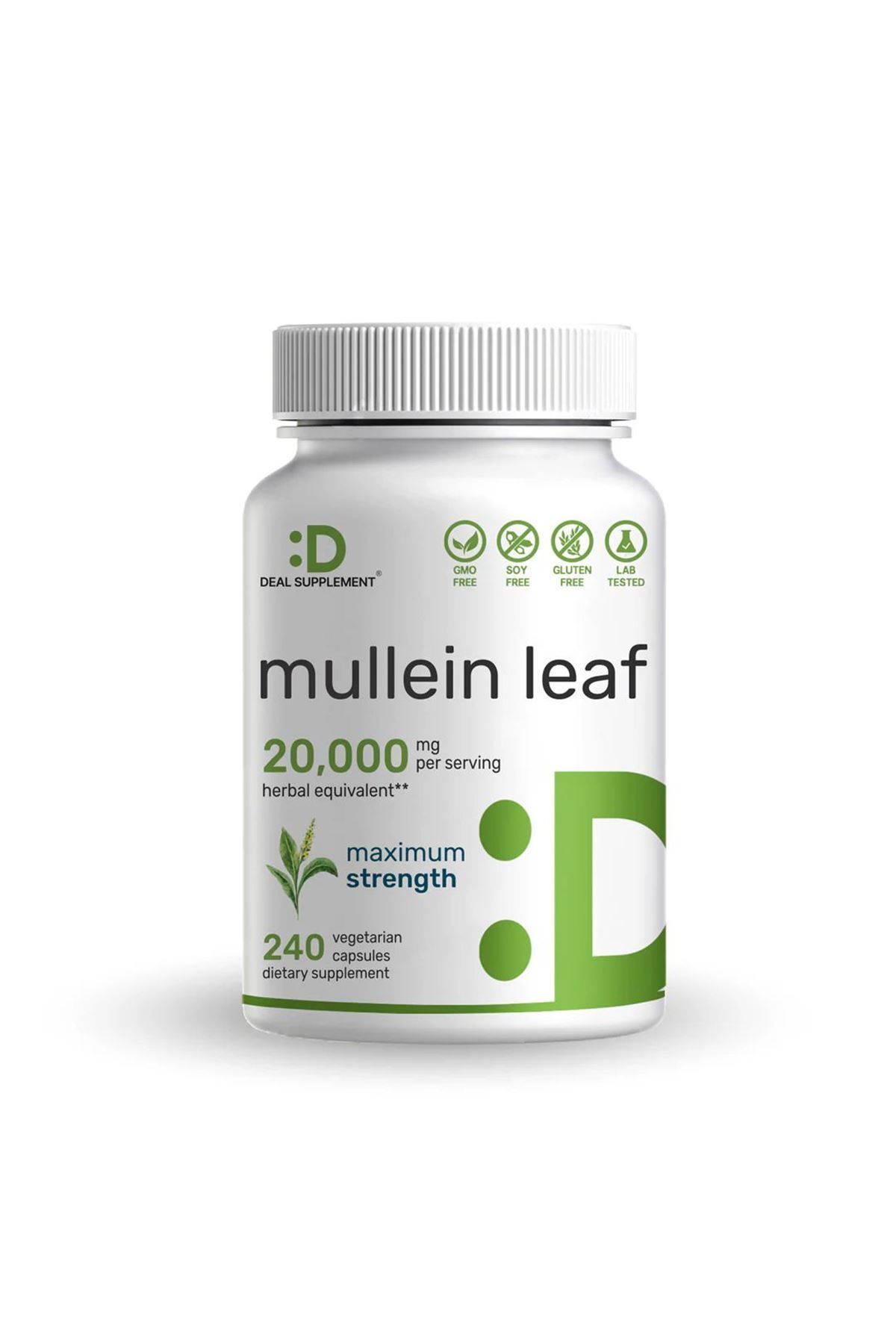 DEAL SUPPLEMENT Mullein Leaf20,000mg Herbal E...