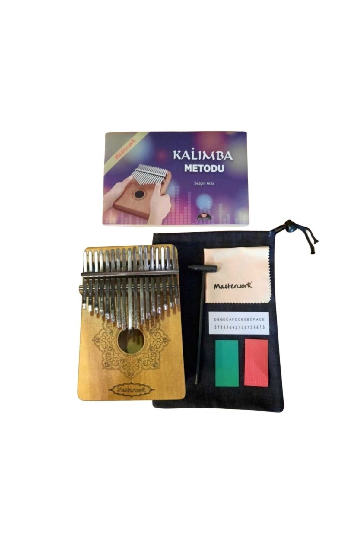 MASTERWORK 17 Tuşlu DutKalimba Seti