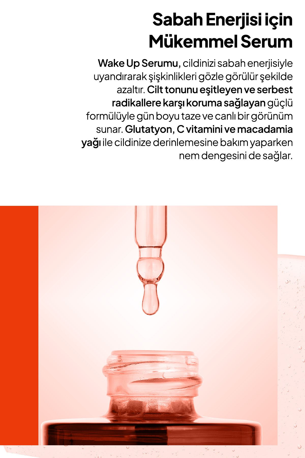 Phlab Wake Up Enerji Serumu, Kafein Serumu, Şişkinlik Azaltıcı Cilt Tonu Eşitleyici Serum