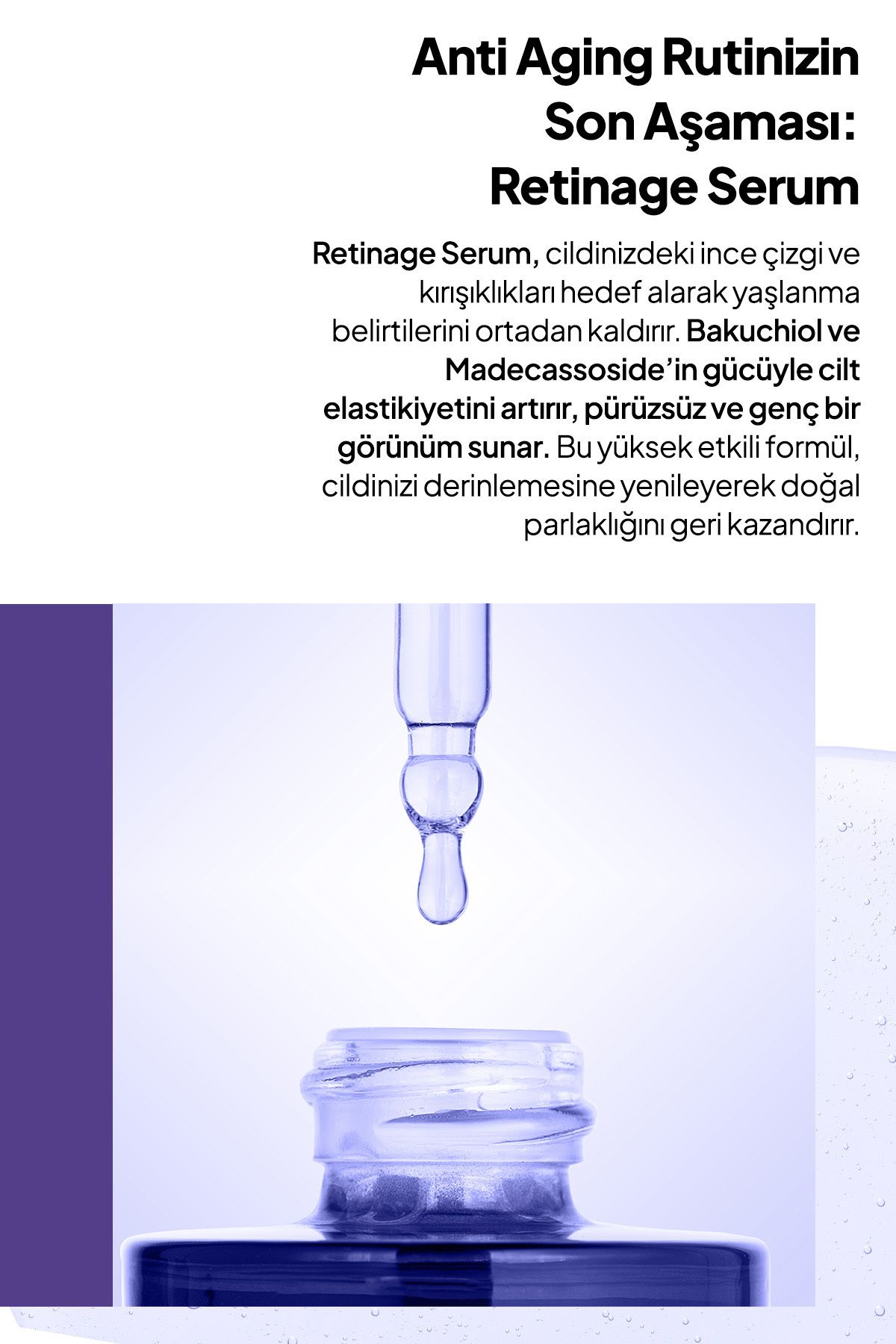 Phlab Retinage Anti Aging Yaşlanma Karşıtı Yüz Serumu, Kırışıklık Karşıtı Serum