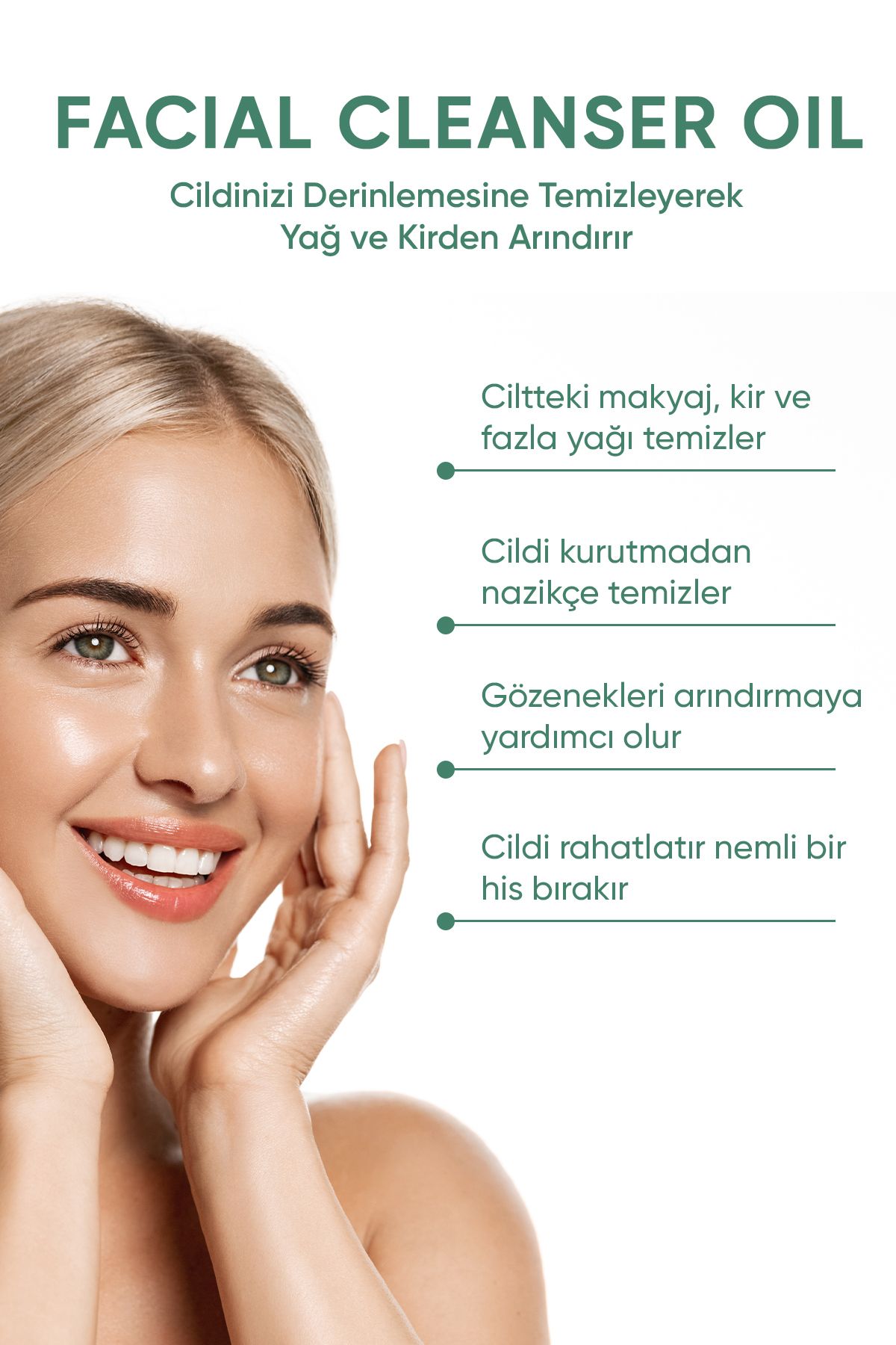 Yüz Temizleme Yağı 200 Ml - Niacinamide Serum 30 Ml