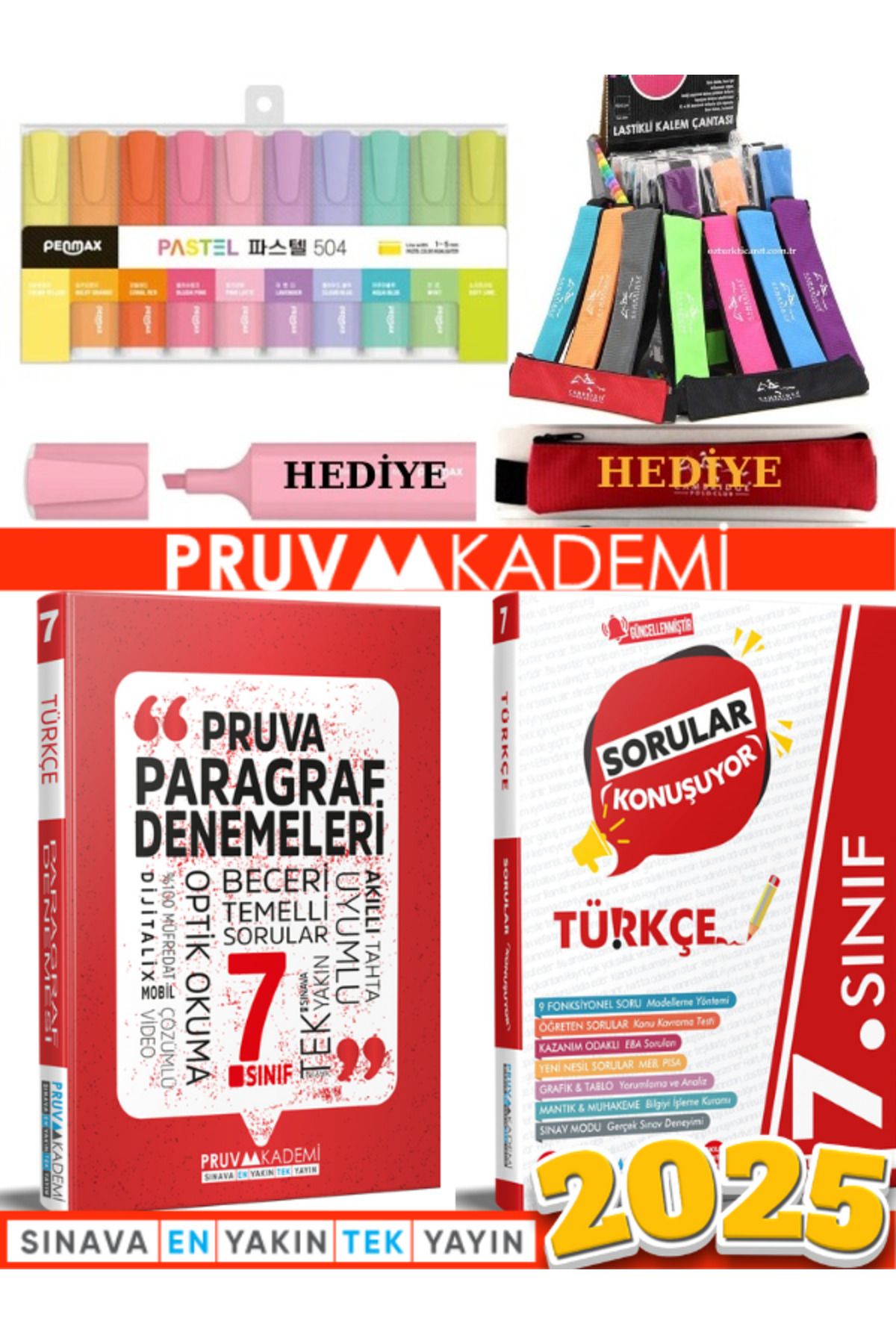 Pruva Akademi 7. SINIFPARAGRAF DENEMELERİ + 7...