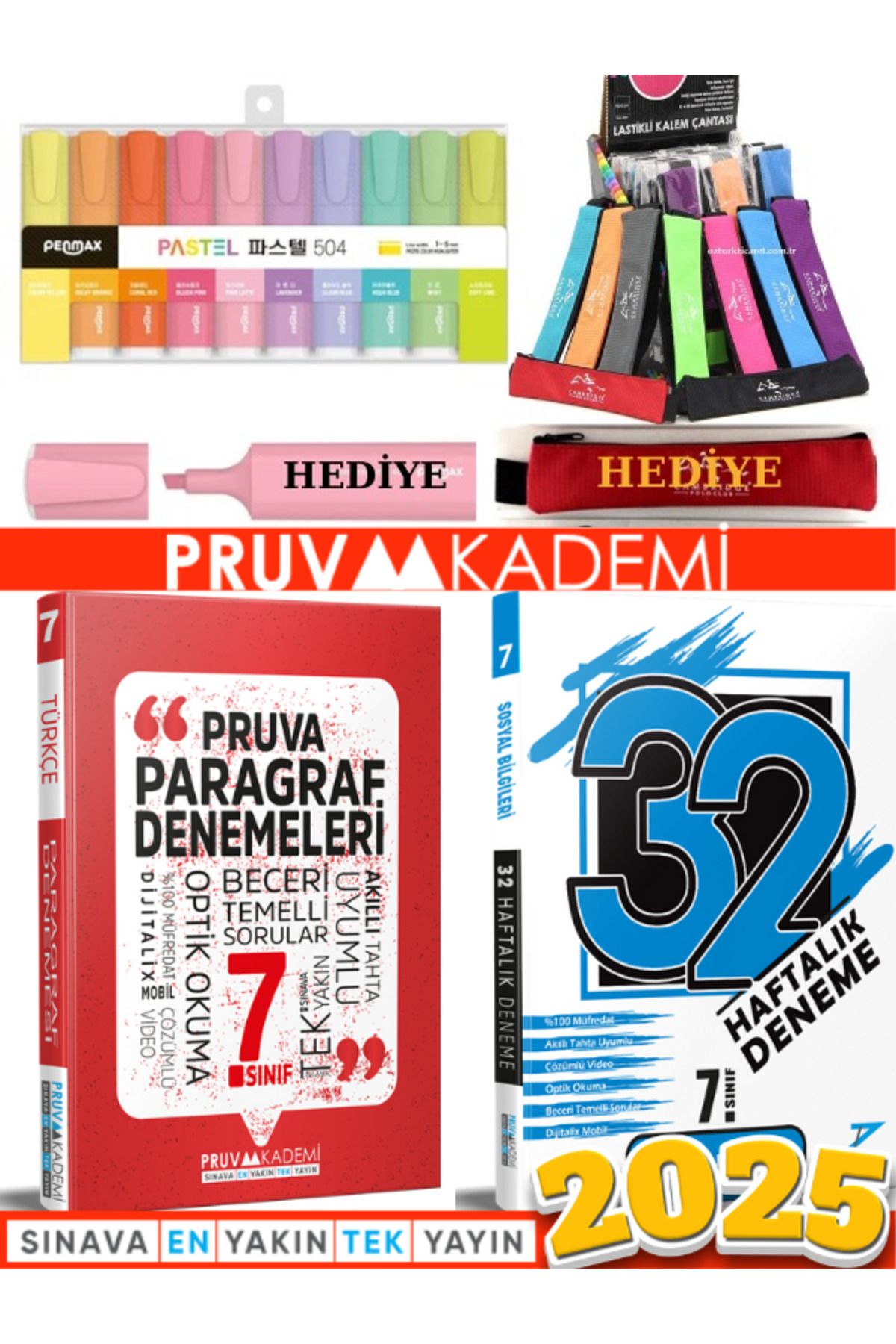 Pruva Akademi 7. SINIFPARAGRAF DENEMELERİ + 7...