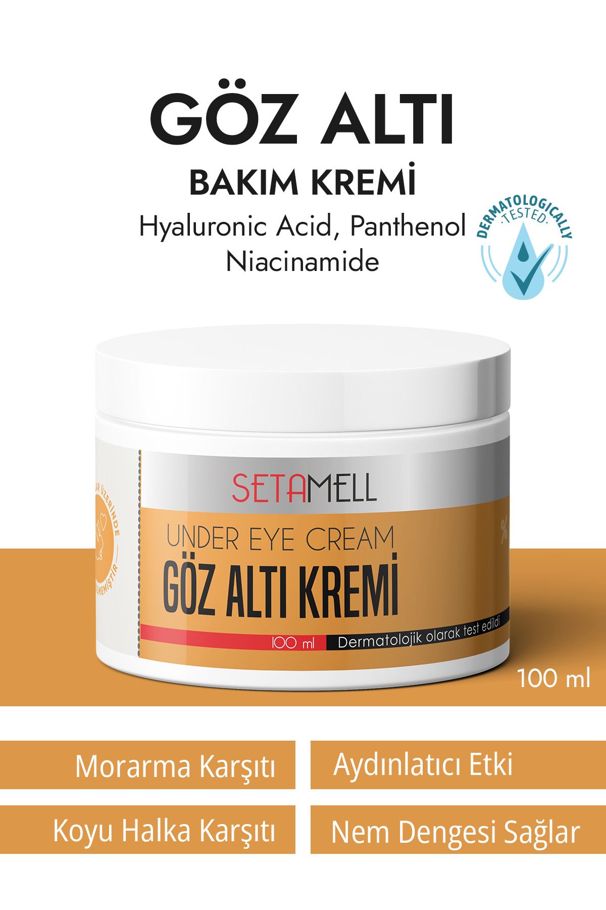 Setamell Göz Altı Ve ÇevresiBakım Kremi 50 ml