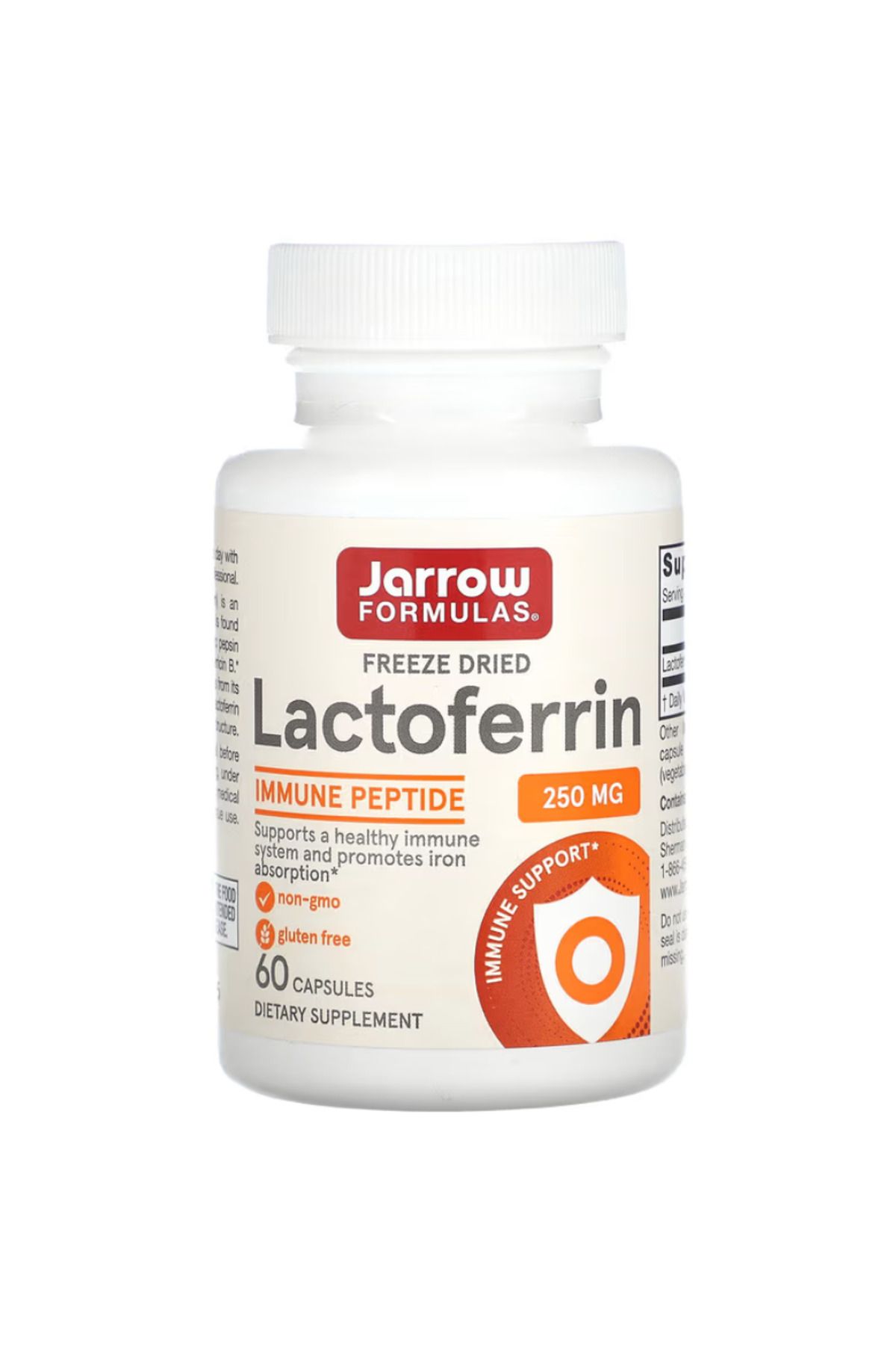 Jarrow Formulas ,Lactoferrin, 250 mg, 60 Caps...