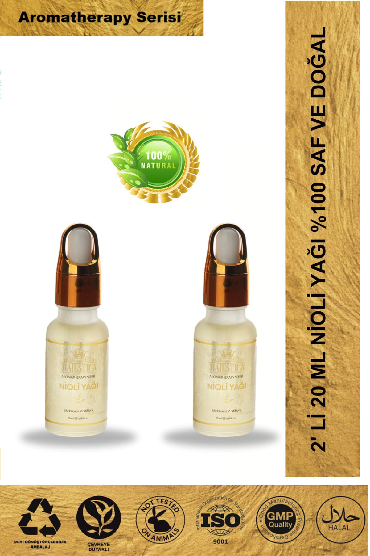 Majestica 2 li Set Nioli Yağı20 ml %100 Saf v...